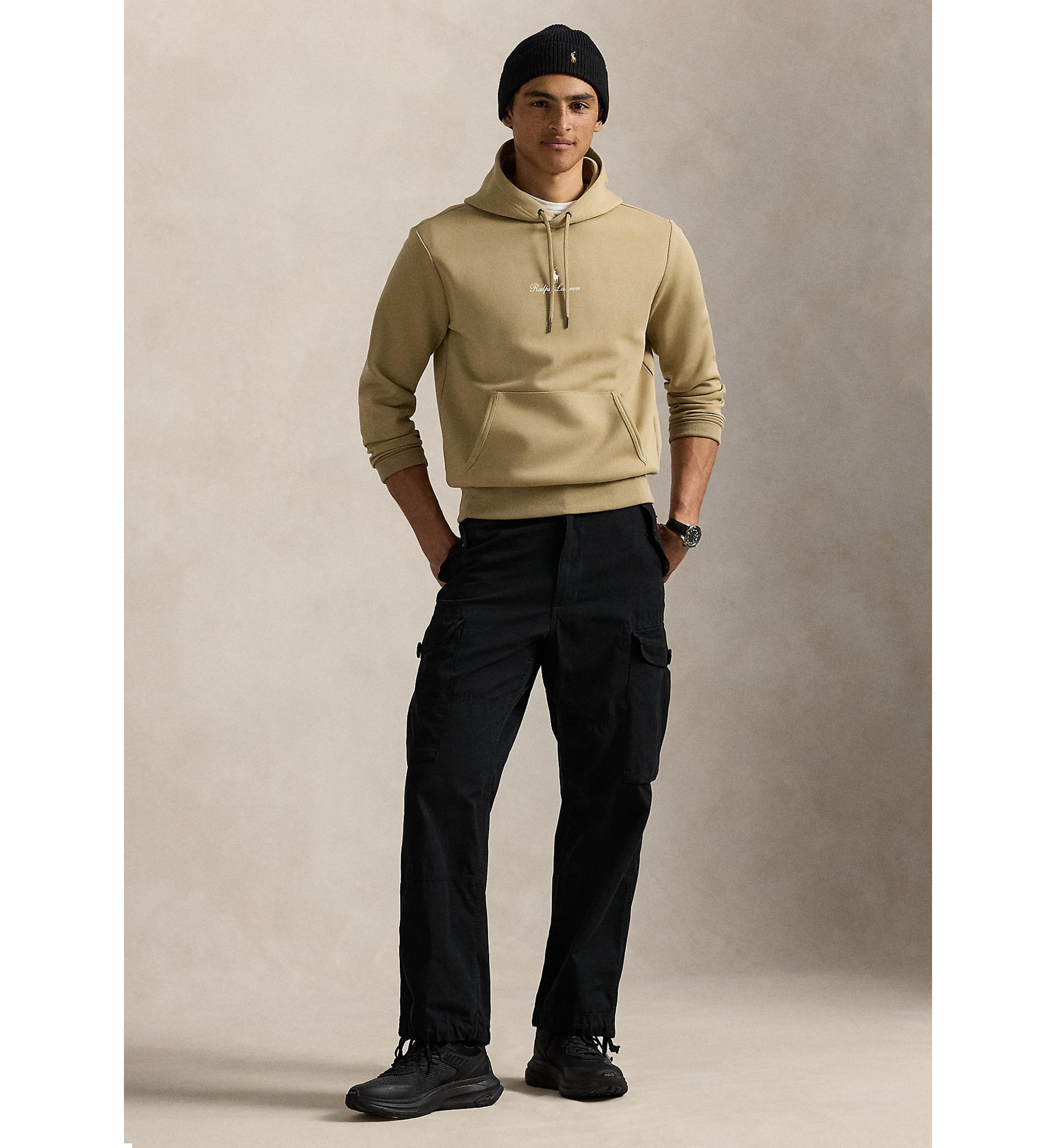 Logo Double Knit Hoodie