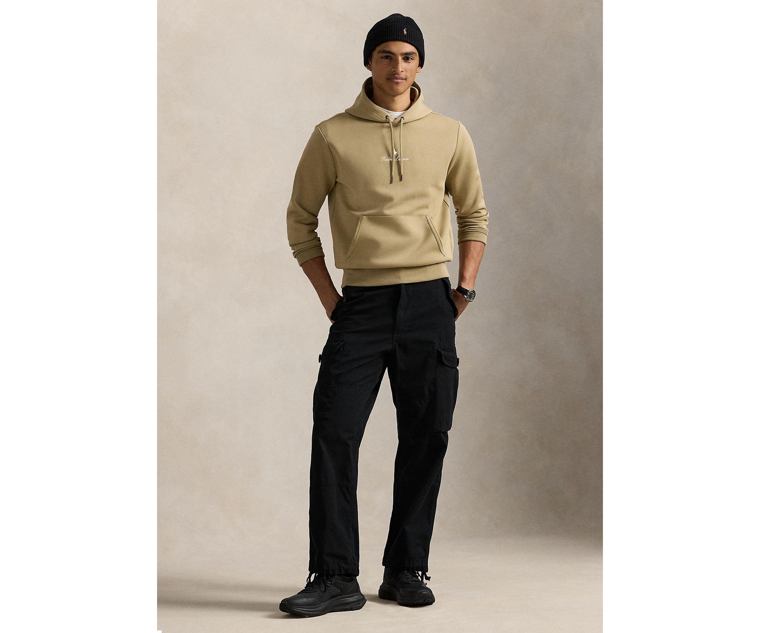 Logo Double Knit Hoodie