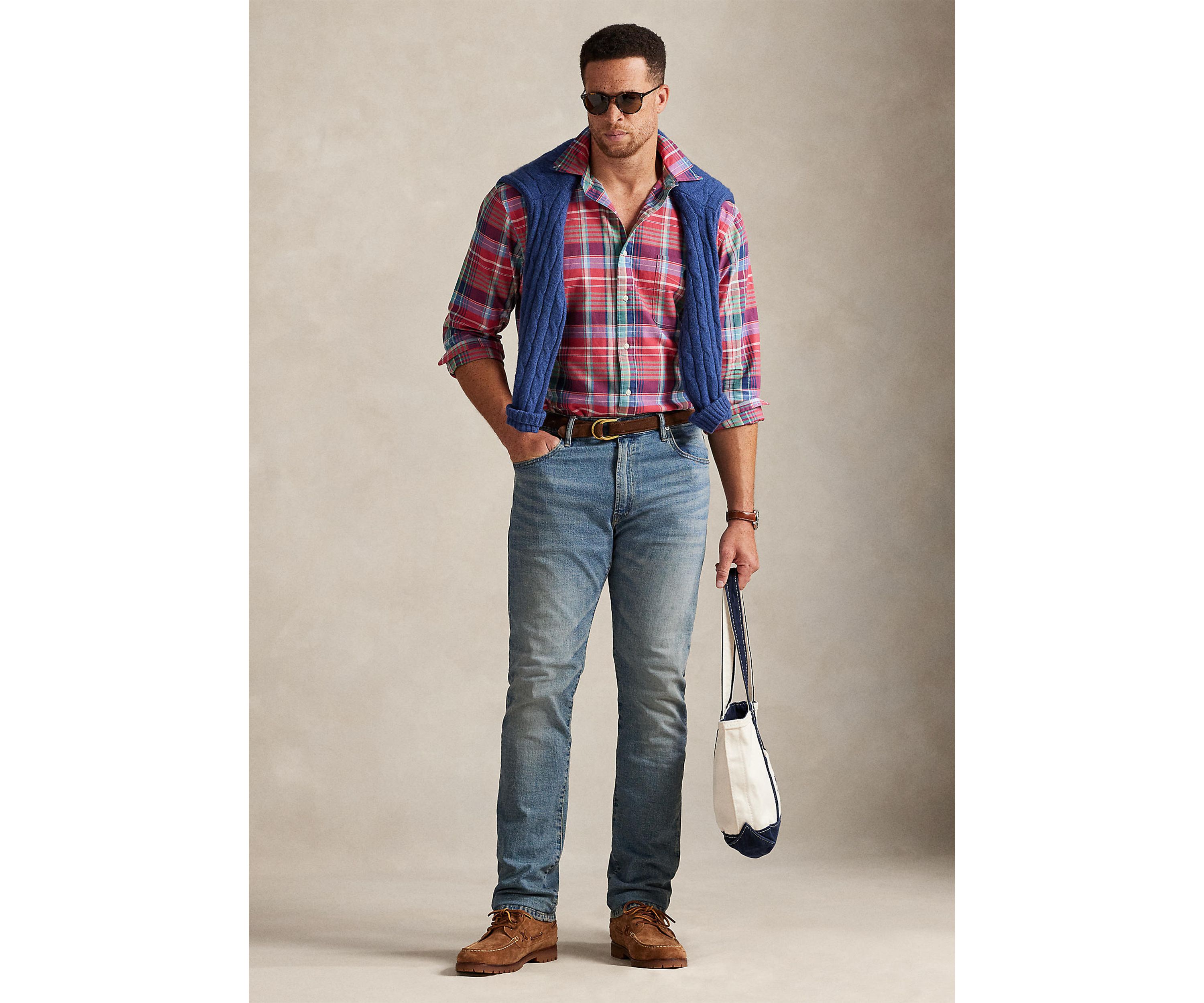Big & Tall Plaid Oxford Shirt