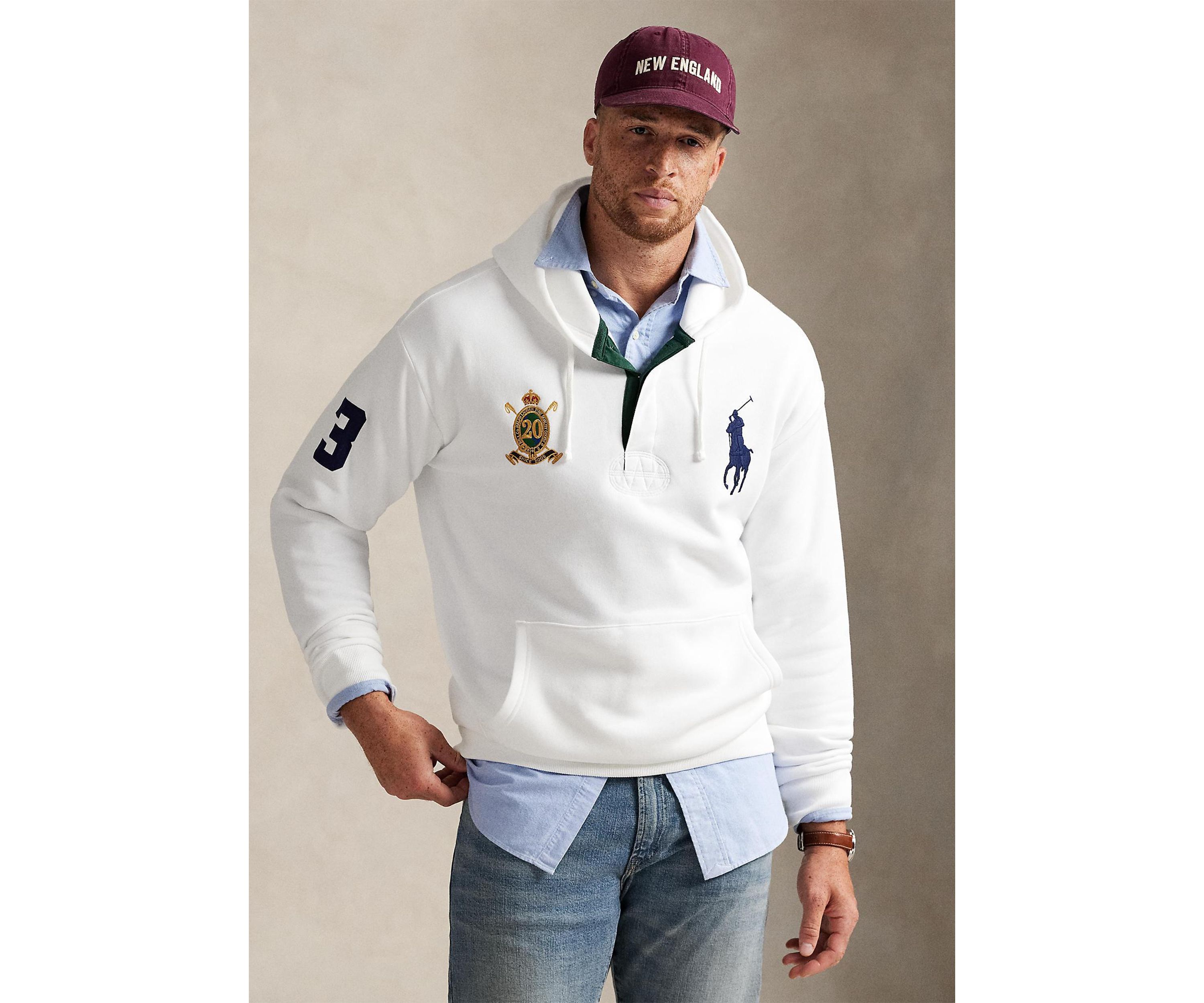 Big & Tall 20th Anniversary Crest Fleece Hoodie