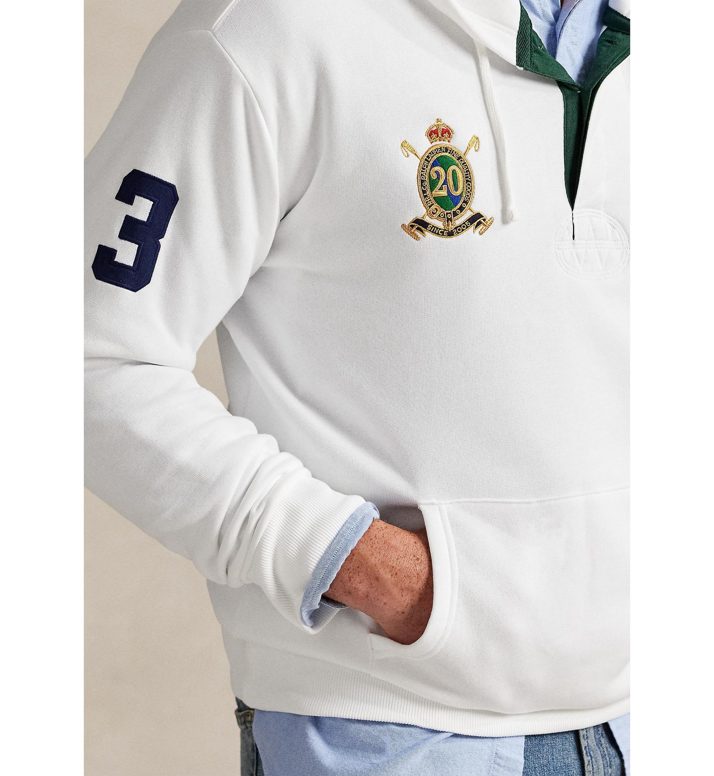 Big & Tall 20th Anniversary Crest Fleece Hoodie