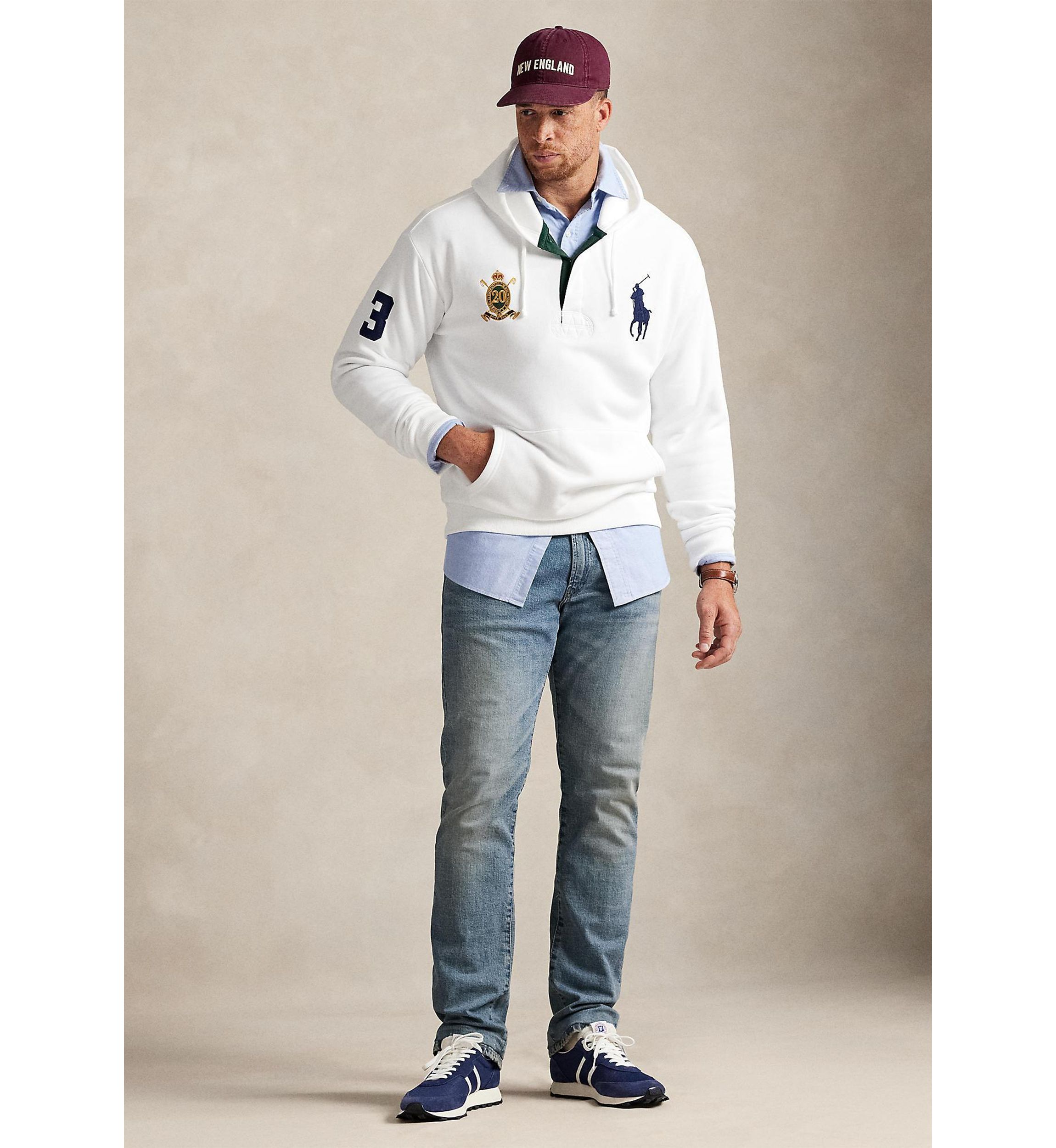 Big & Tall 20th Anniversary Crest Fleece Hoodie