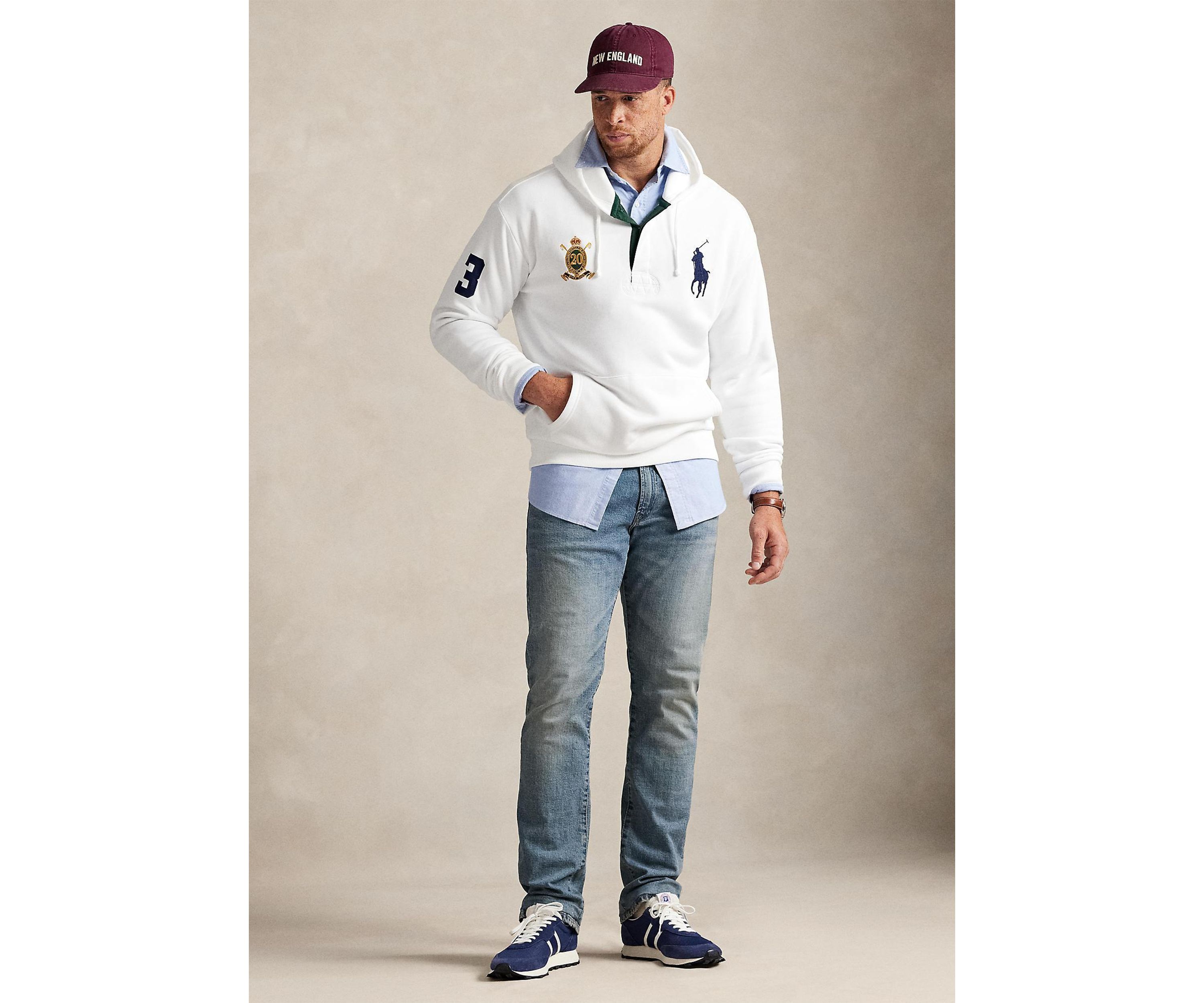 Big & Tall 20th Anniversary Crest Fleece Hoodie