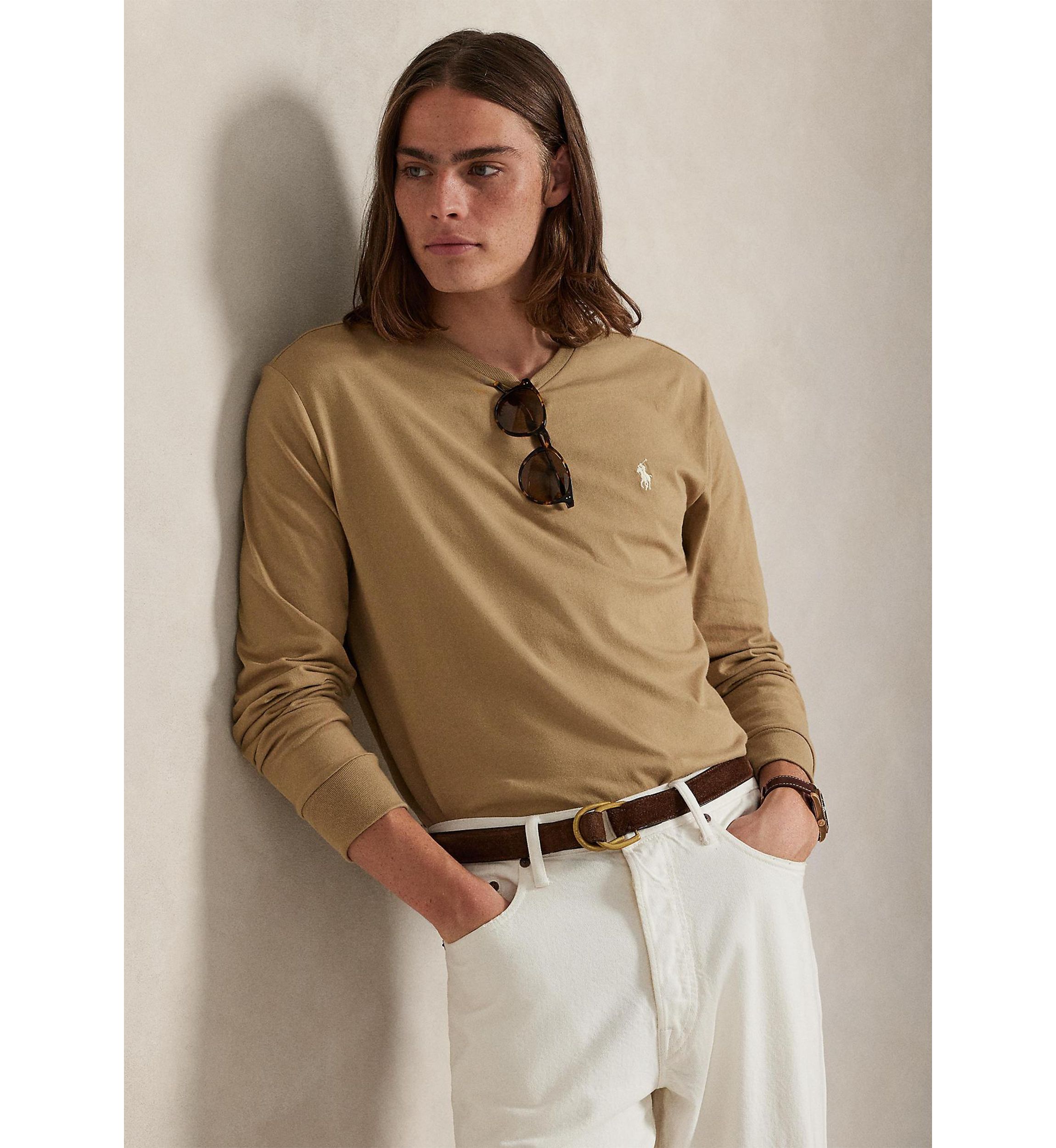 Classic Fit Jersey Long-Sleeve T-Shirt