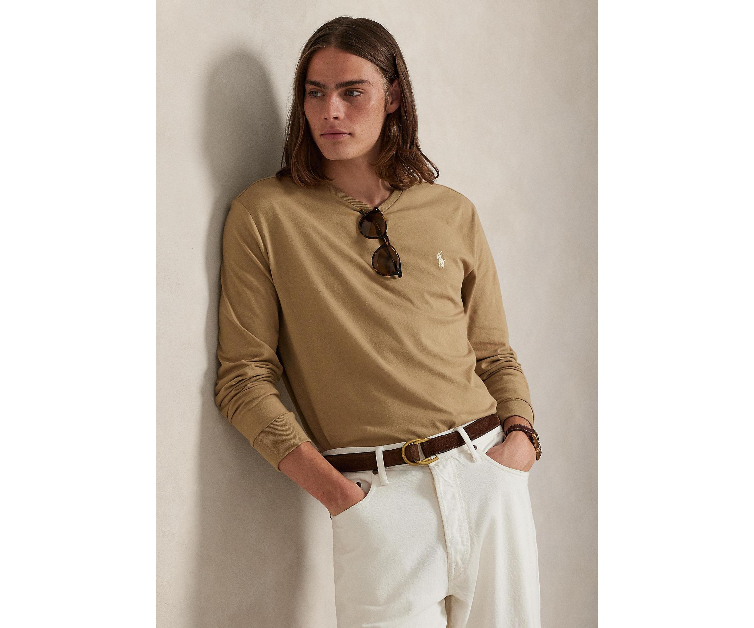 Classic Fit Jersey Long-Sleeve T-Shirt