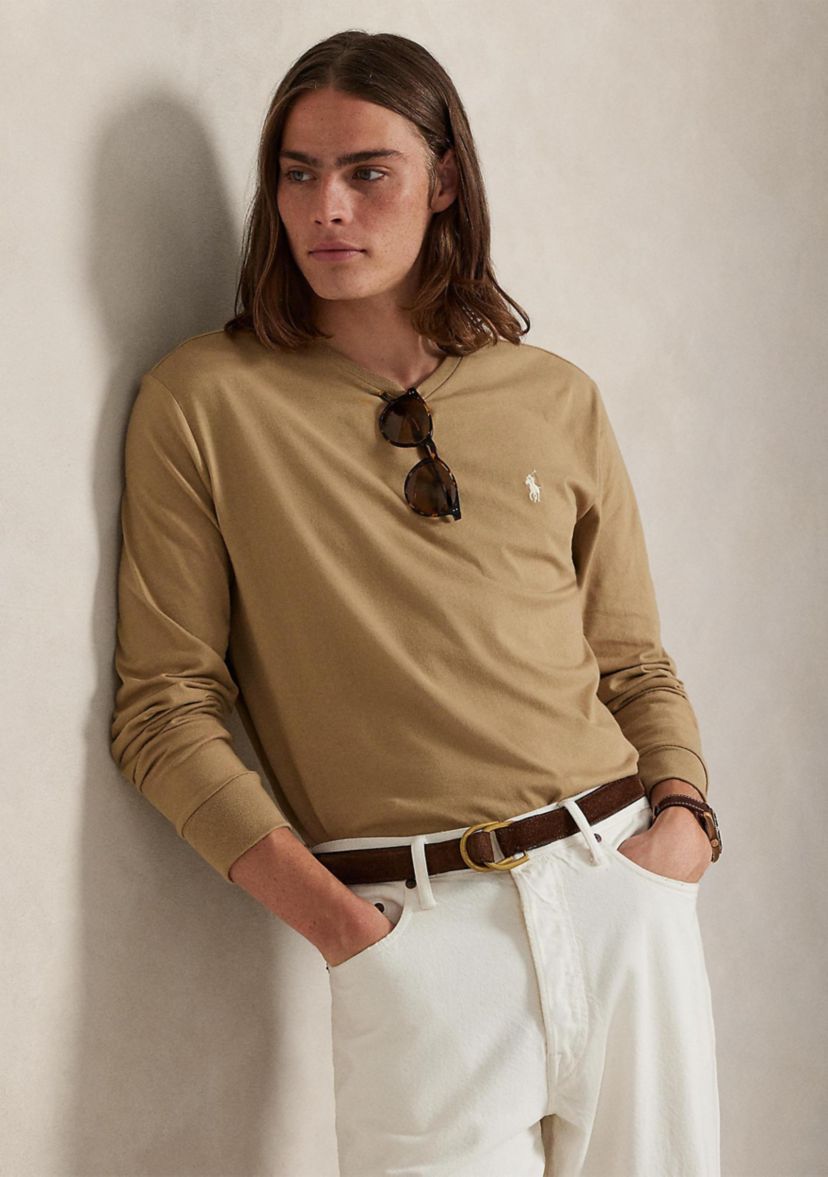 Classic Fit Jersey Long-Sleeve T-Shirt