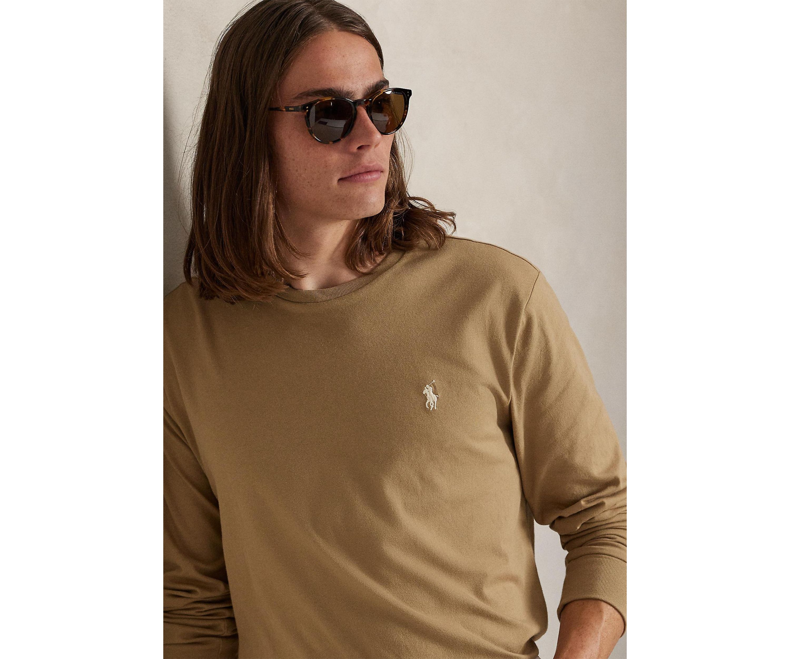Classic Fit Jersey Long-Sleeve T-Shirt