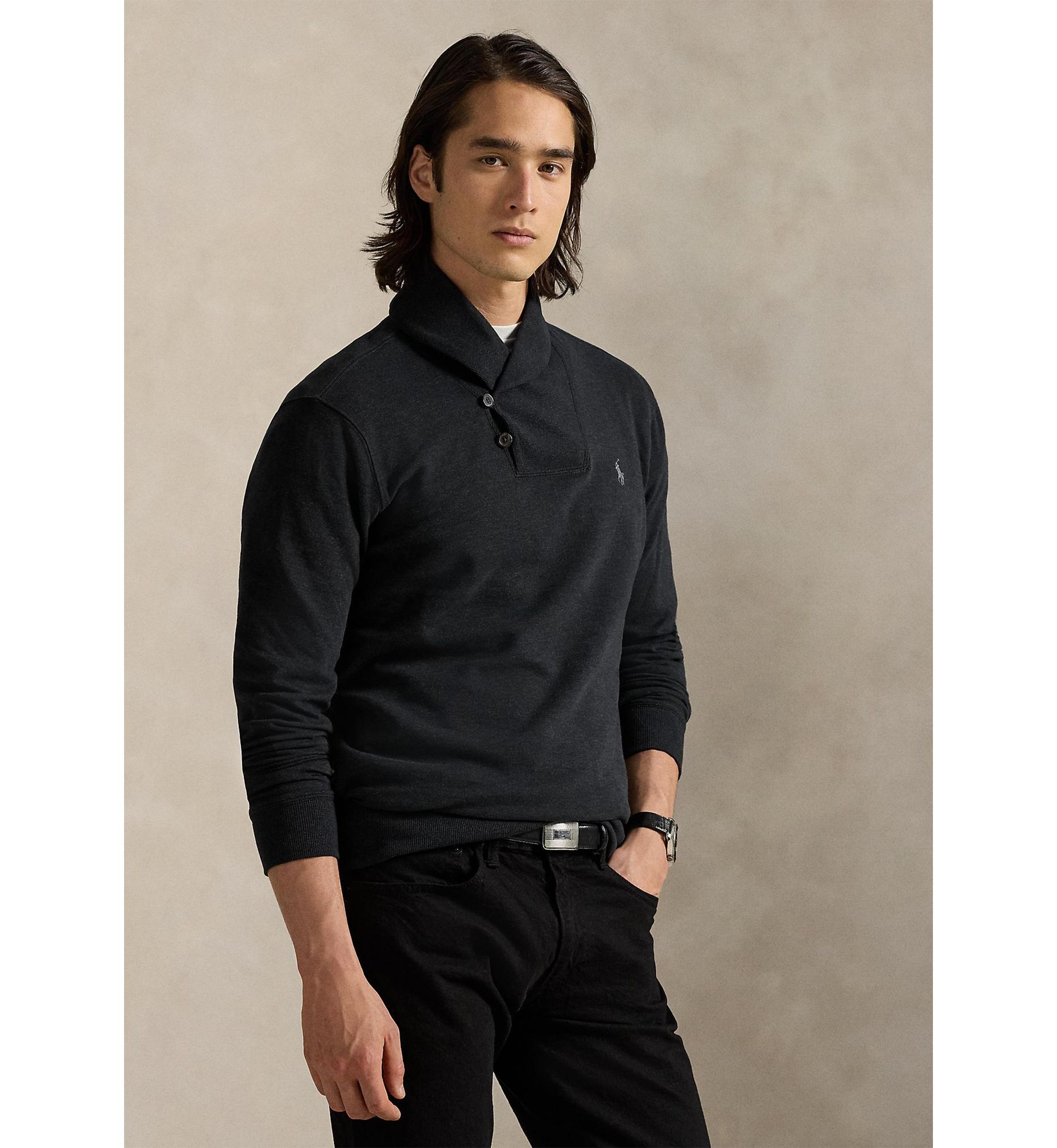 Polo Ralph Lauren Luxury Jersey Shawl-Collar Pullover | Belk