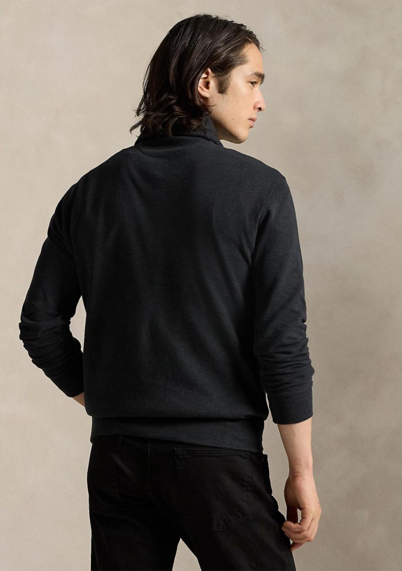 Luxury Jersey Shawl-Collar Pullover