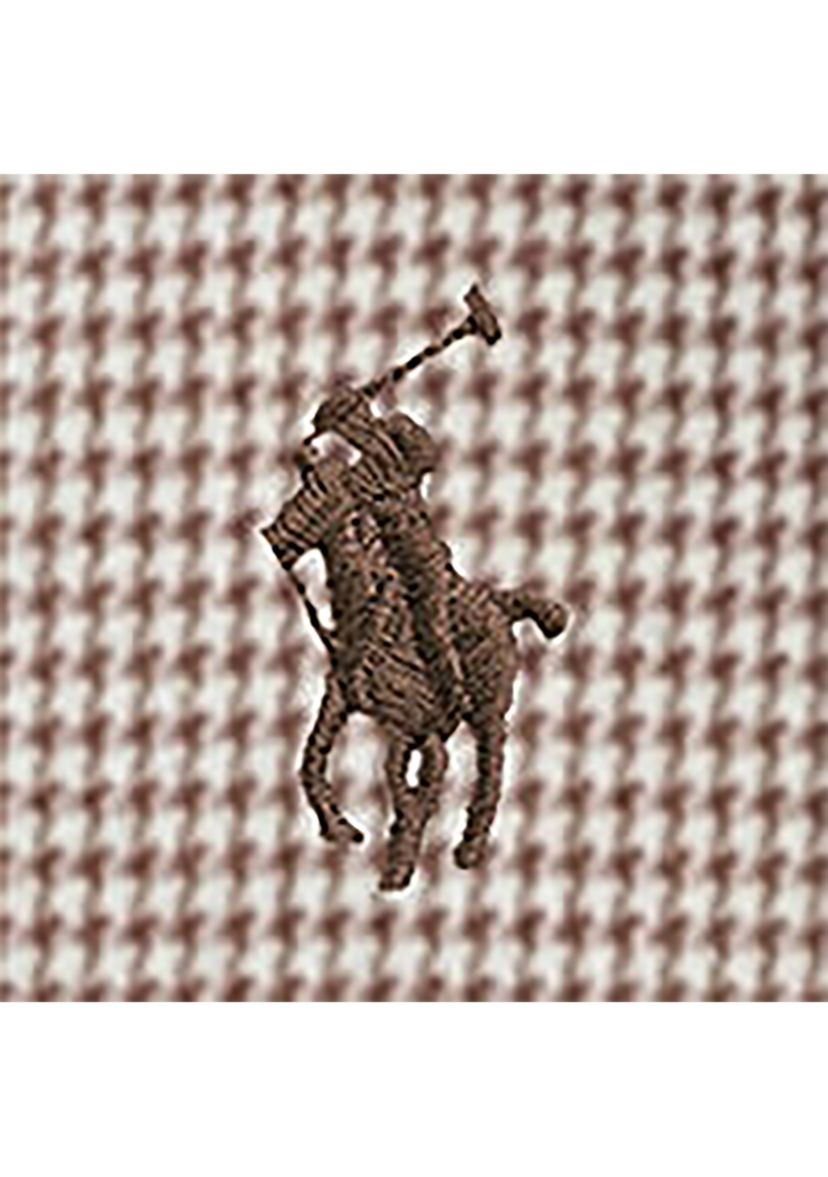Classic Fit Houndstooth Twill Shirt