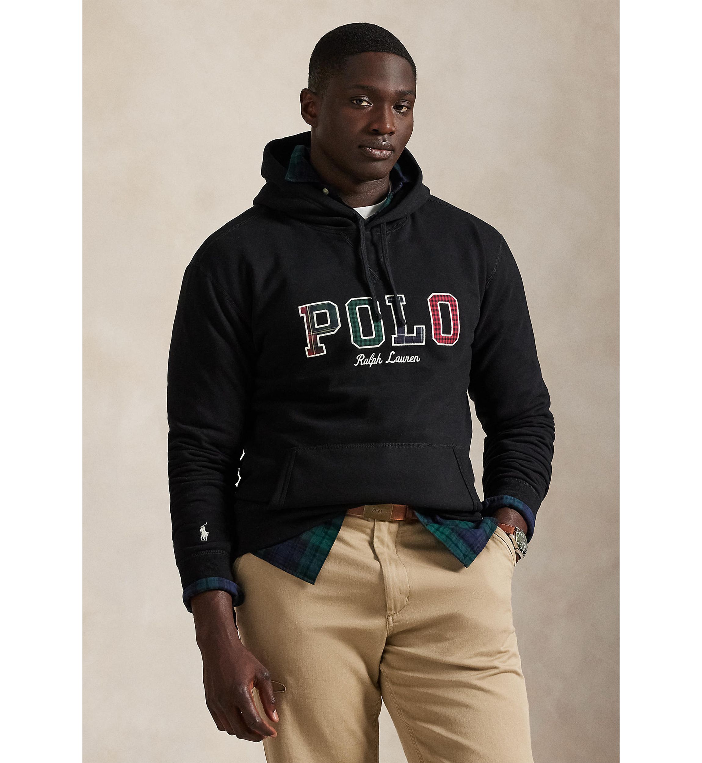 Polo Ralph Lauren Big & Tall The RL Fleece Plaid-Logo Hoodie | Belk