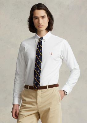Polo Ralph Lauren Men's Custom Fit Oxford Shirt, White, 2XL