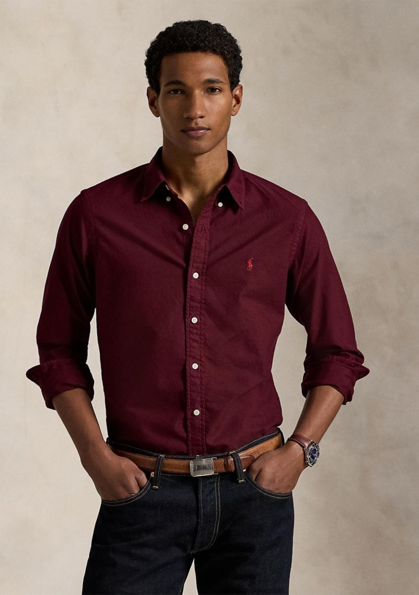 Classic Fit Garment-Dyed Oxford Shirt