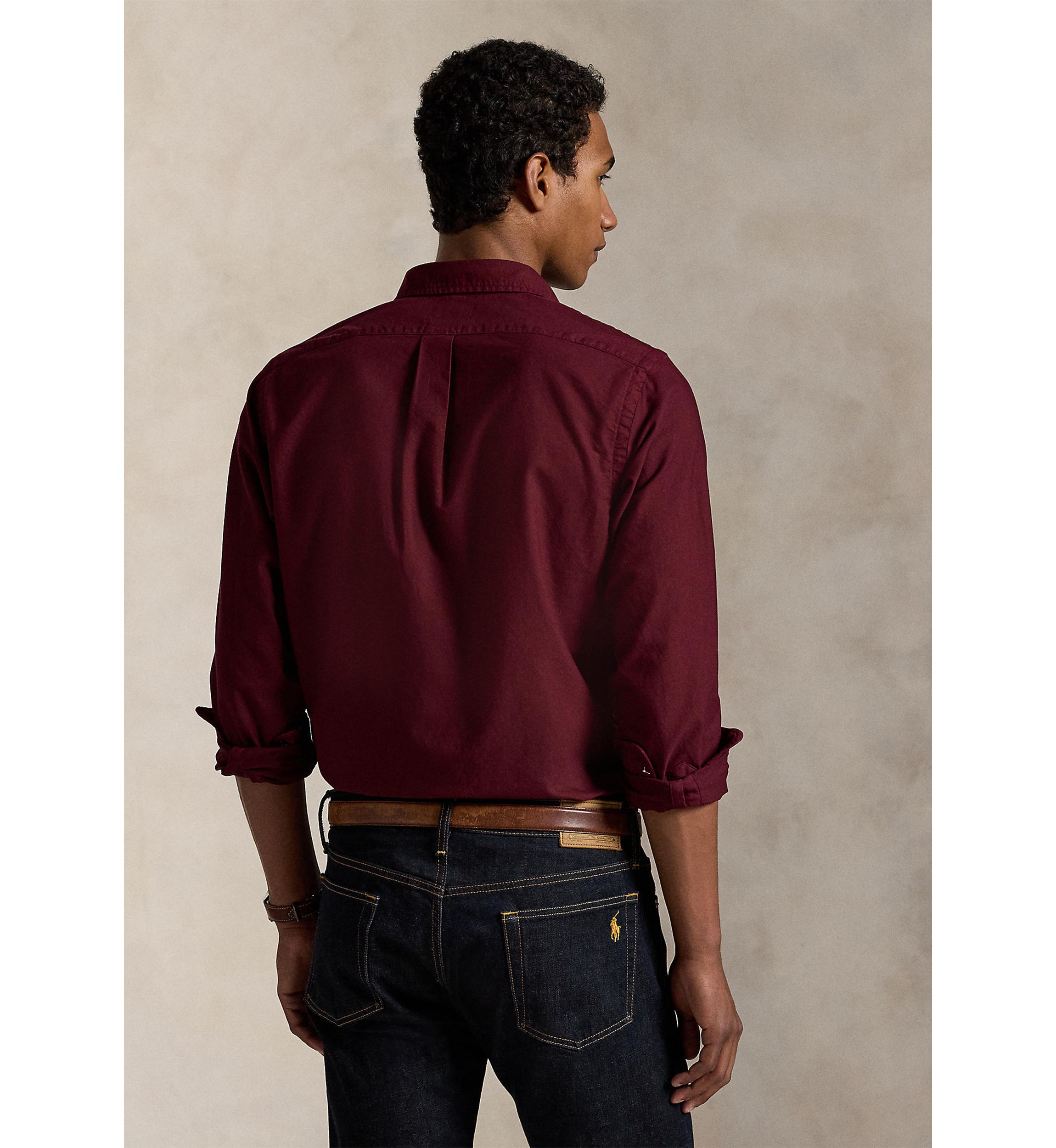Classic Fit Garment-Dyed Oxford Shirt