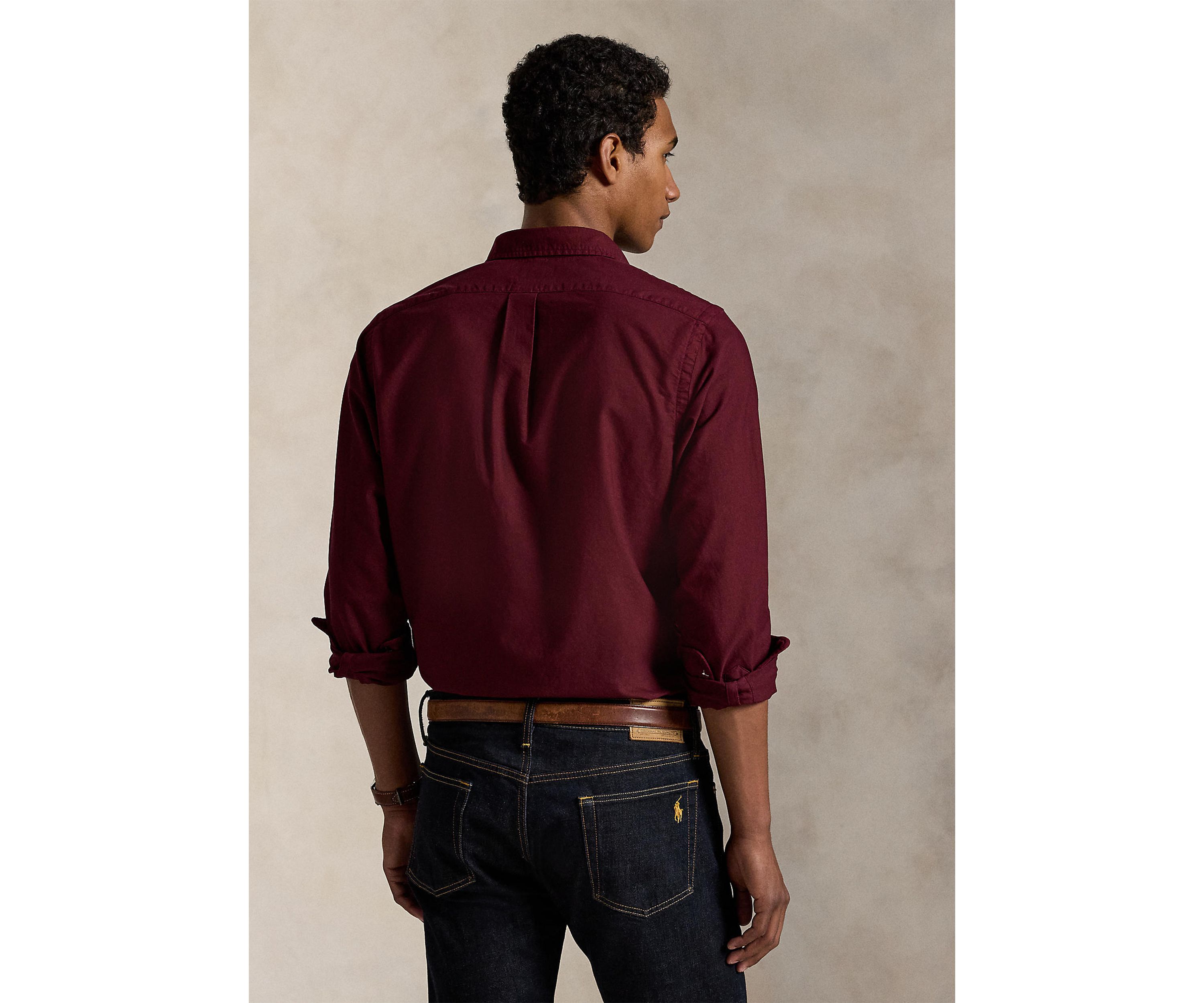 Classic Fit Garment-Dyed Oxford Shirt