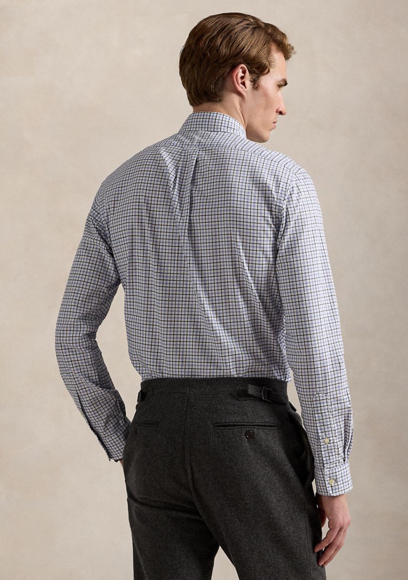 Classic Fit Plaid Twill Shirt