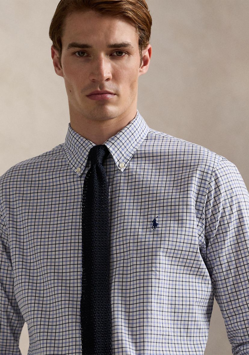 Classic Fit Plaid Twill Shirt
