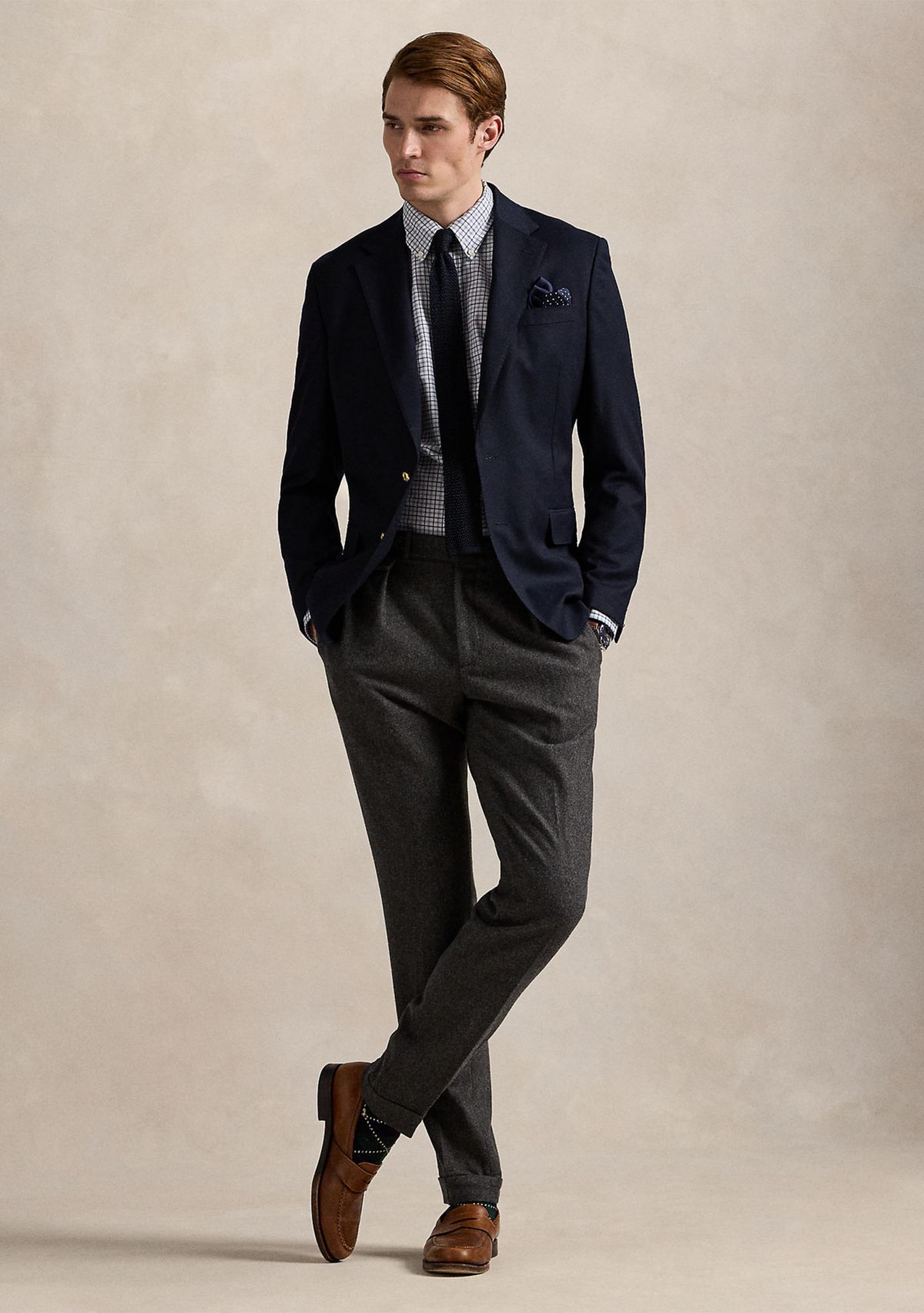 Classic Fit Plaid Twill Shirt