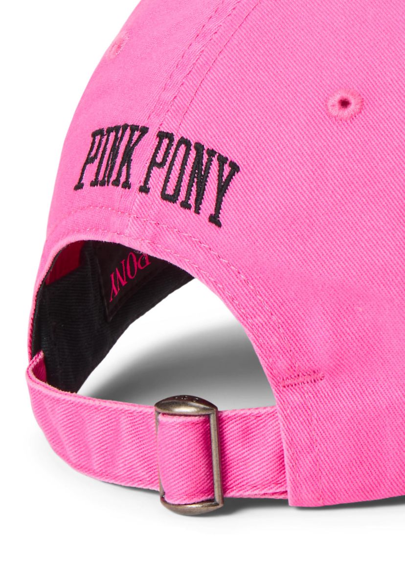 Pink Pony Twill Ball Cap