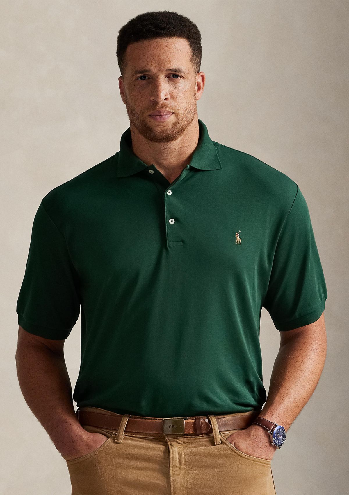 Big & Tall Soft Cotton Polo Shirt