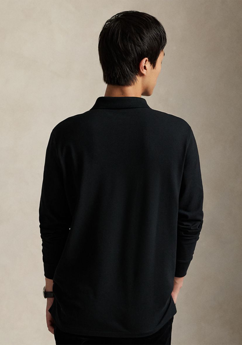 Classic Fit Stretch Mesh Polo Shirt