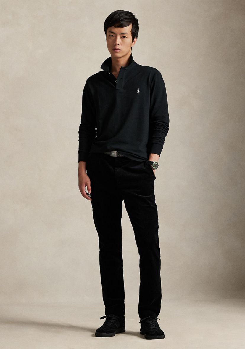 Classic Fit Stretch Mesh Polo Shirt