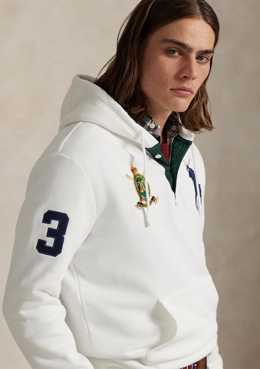 ホワイト ラルフローレン　レインボープリント パーカ Polo Ralph Lauren Big Pony 20th Anniversary Crest Hoodie | Belk