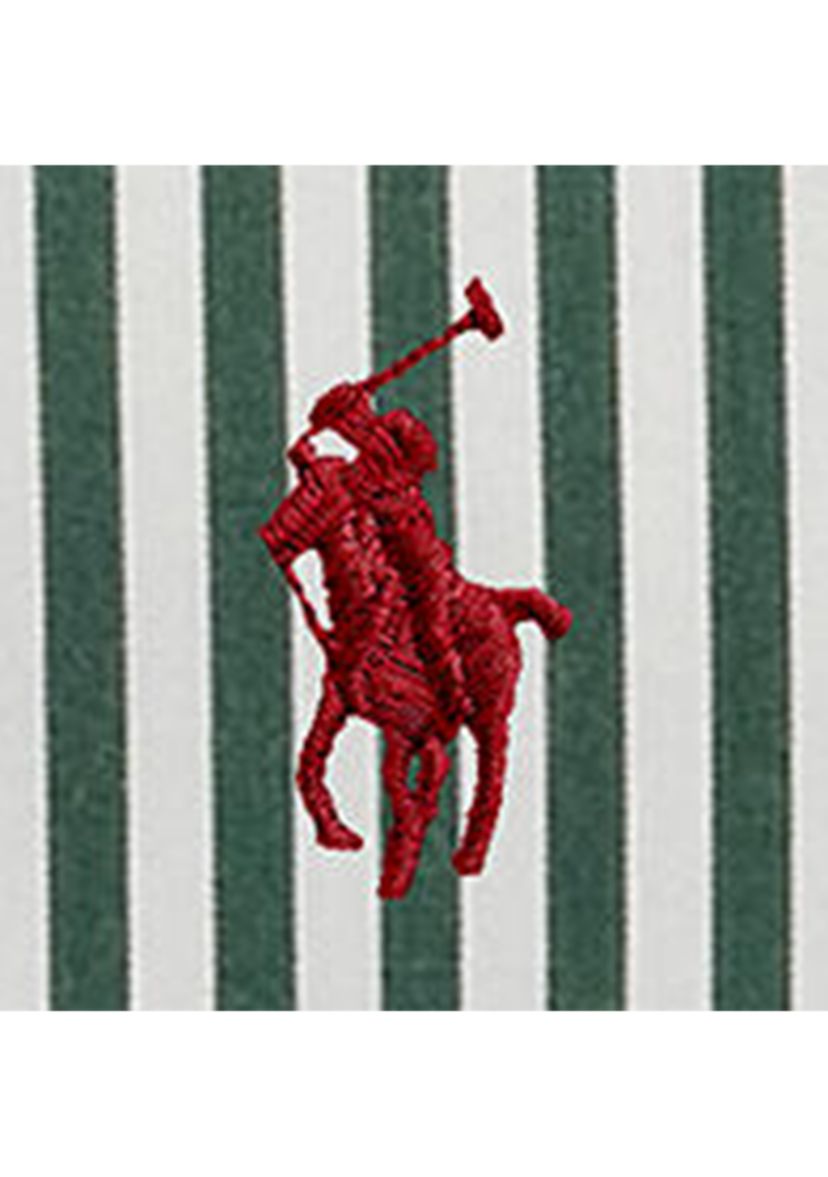 Classic Fit Striped Poplin Shirt