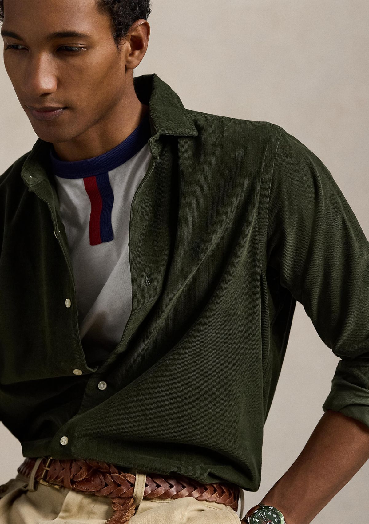 Classic Fit Corduroy Shirt