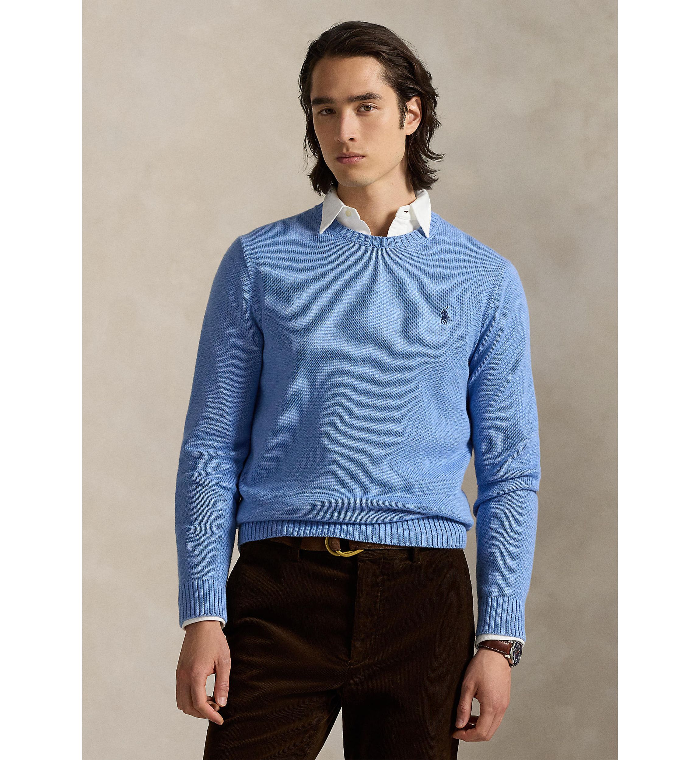 Cotton Crewneck Sweater