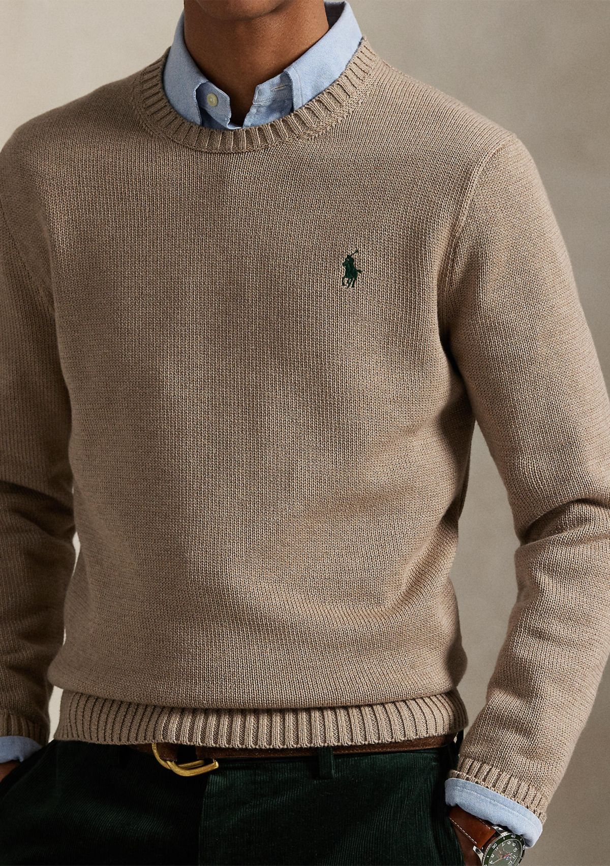 Cotton Crewneck Sweater