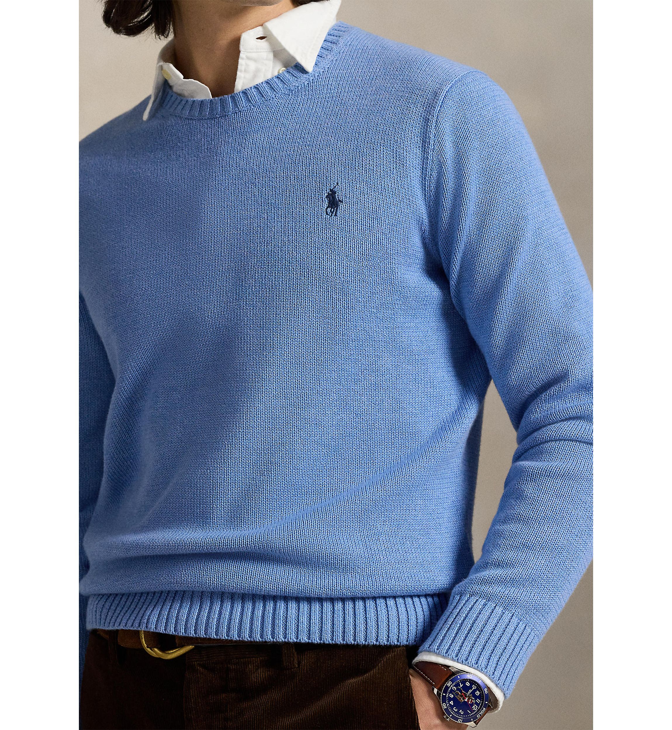 Cotton Crewneck Sweater