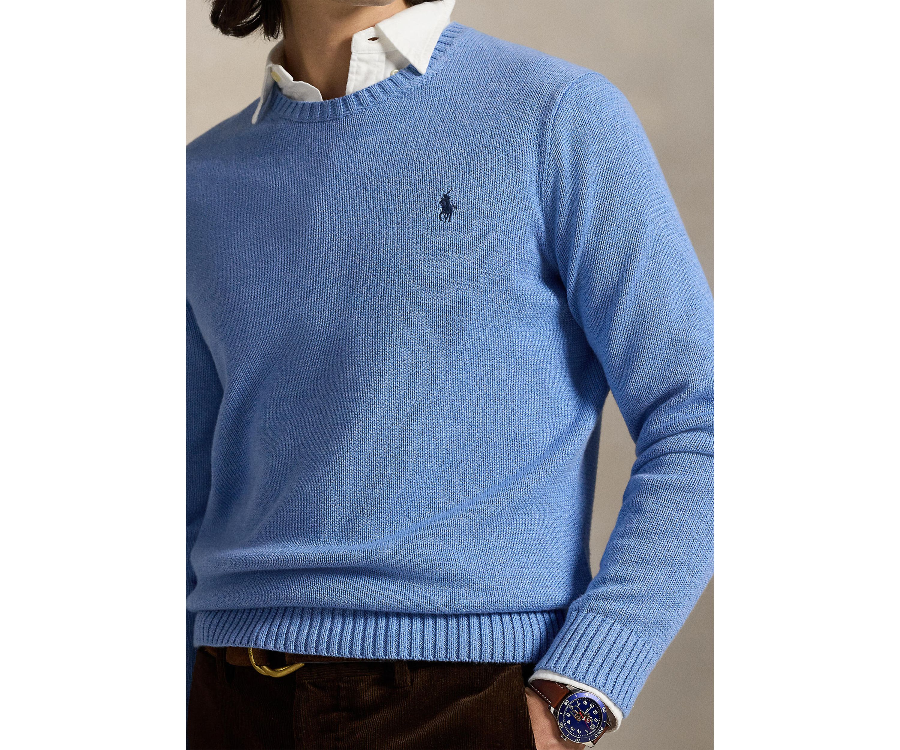 Cotton Crewneck Sweater