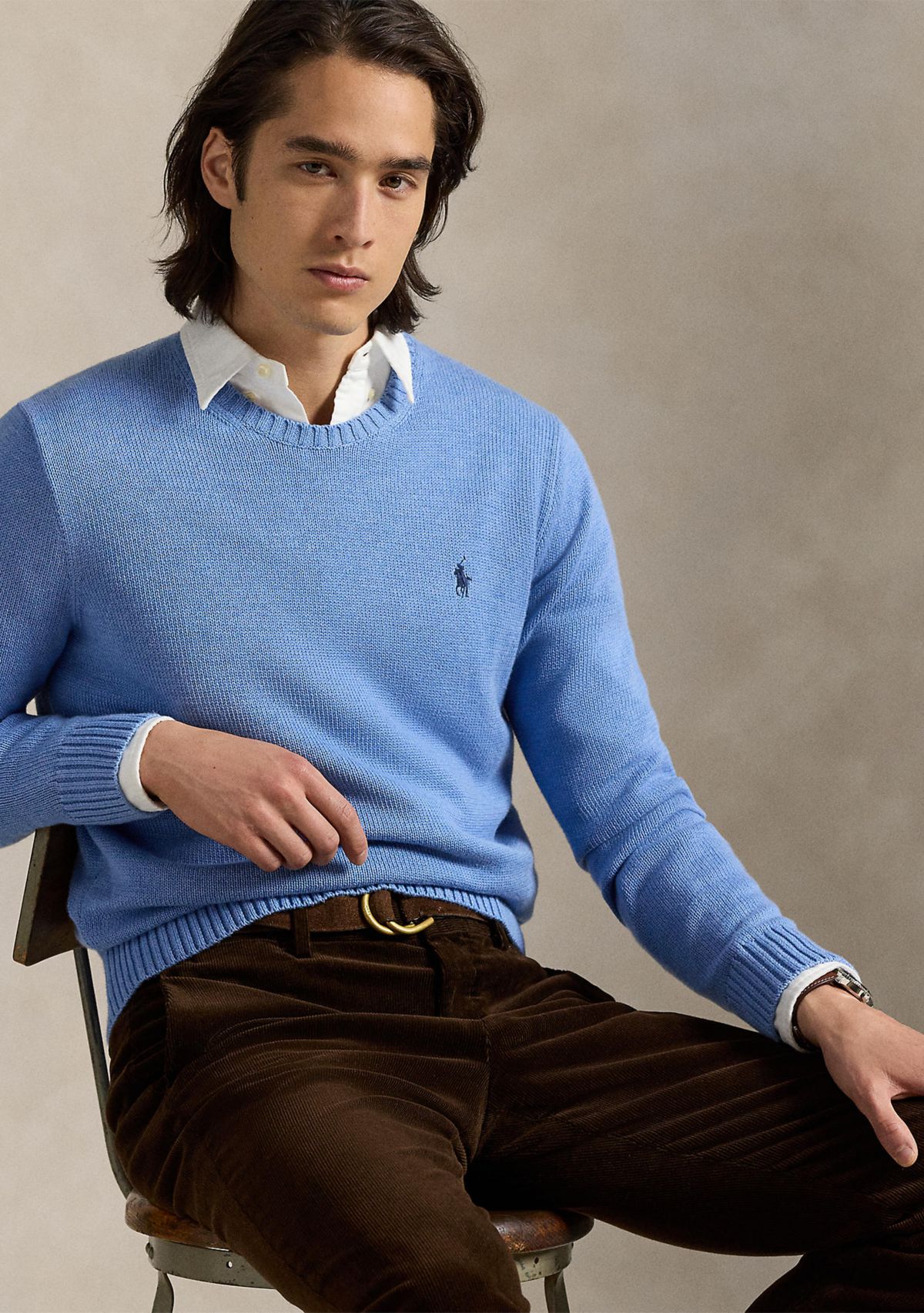Cotton Crewneck Sweater