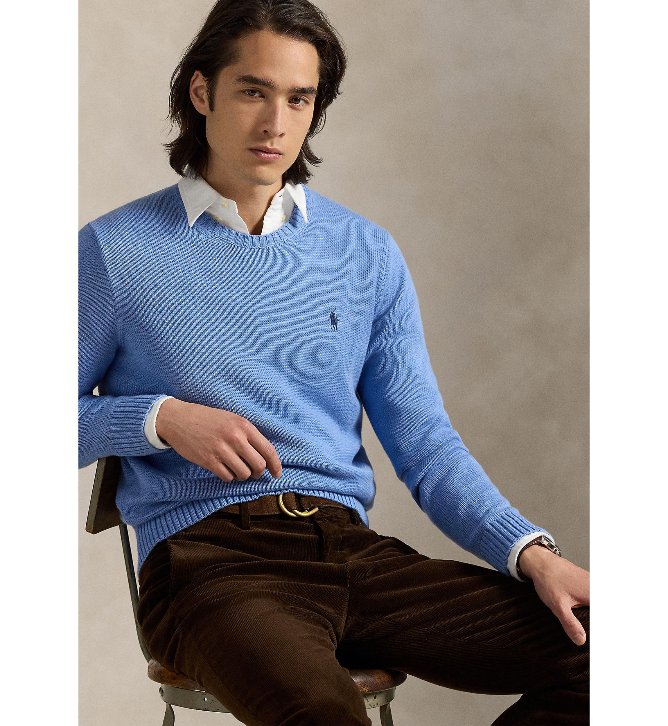 Cotton Crewneck Sweater