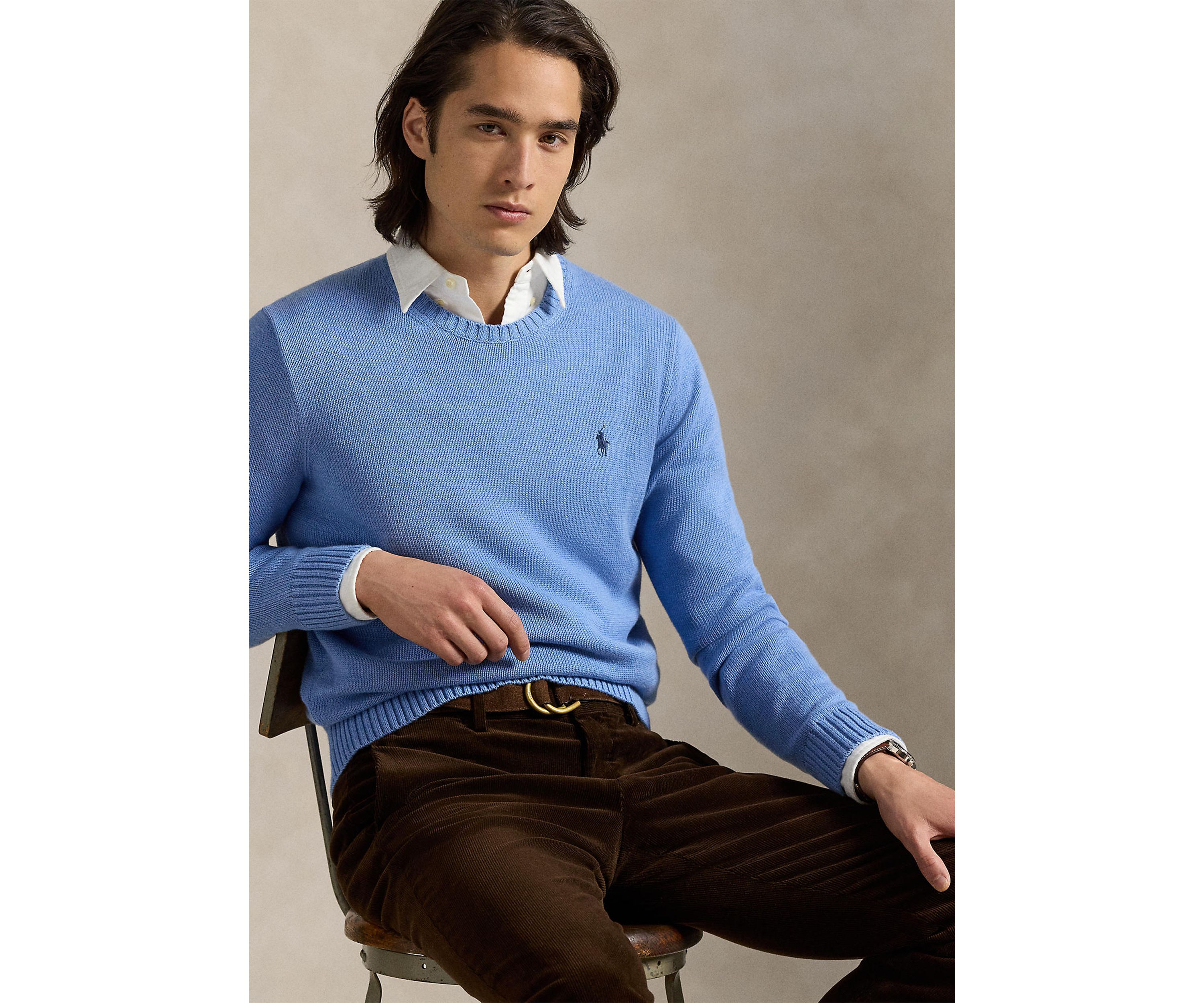 Cotton Crewneck Sweater