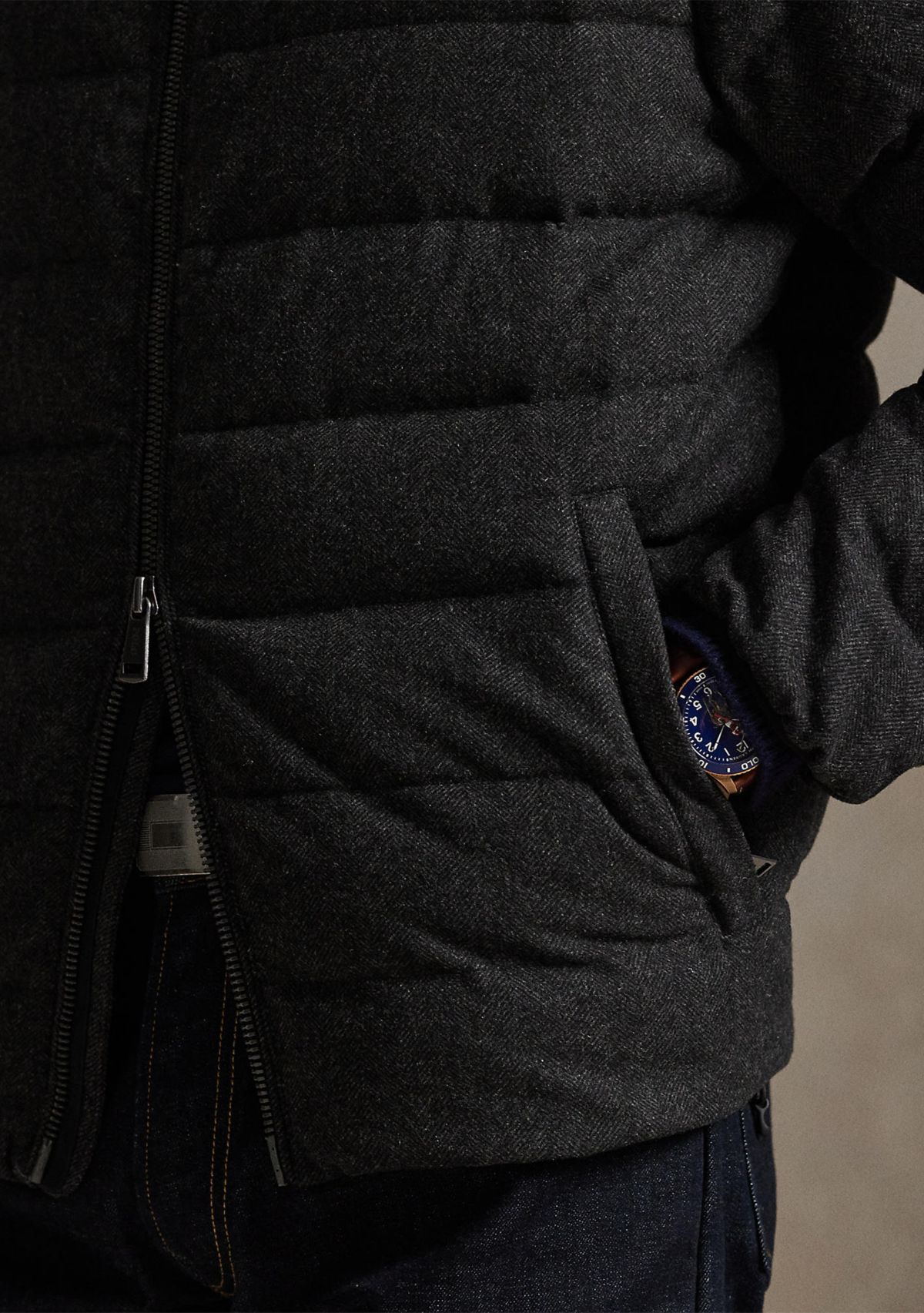 The Colden Herringbone Down Jacket