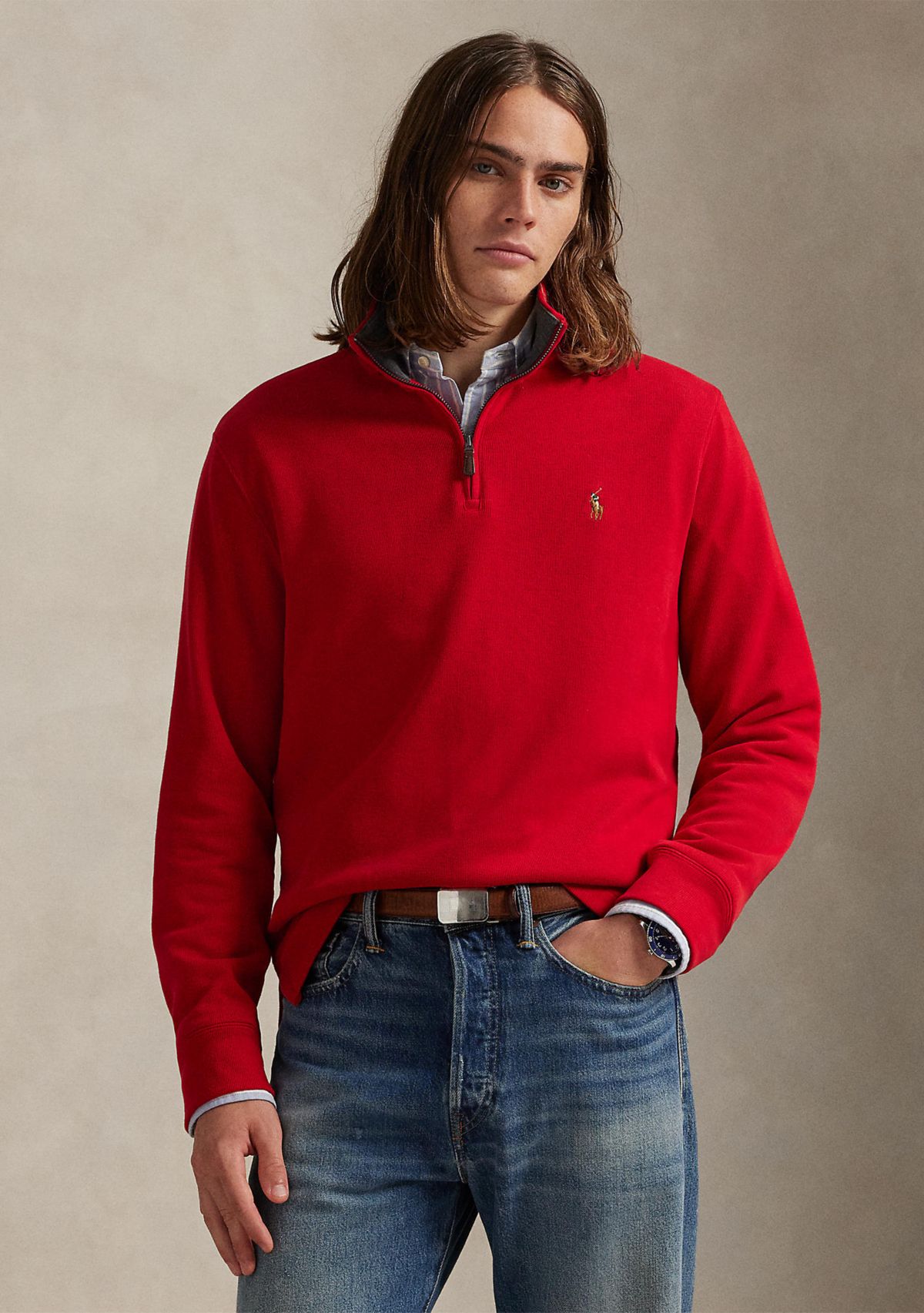 Estate-Rib Quarter-Zip Pullover