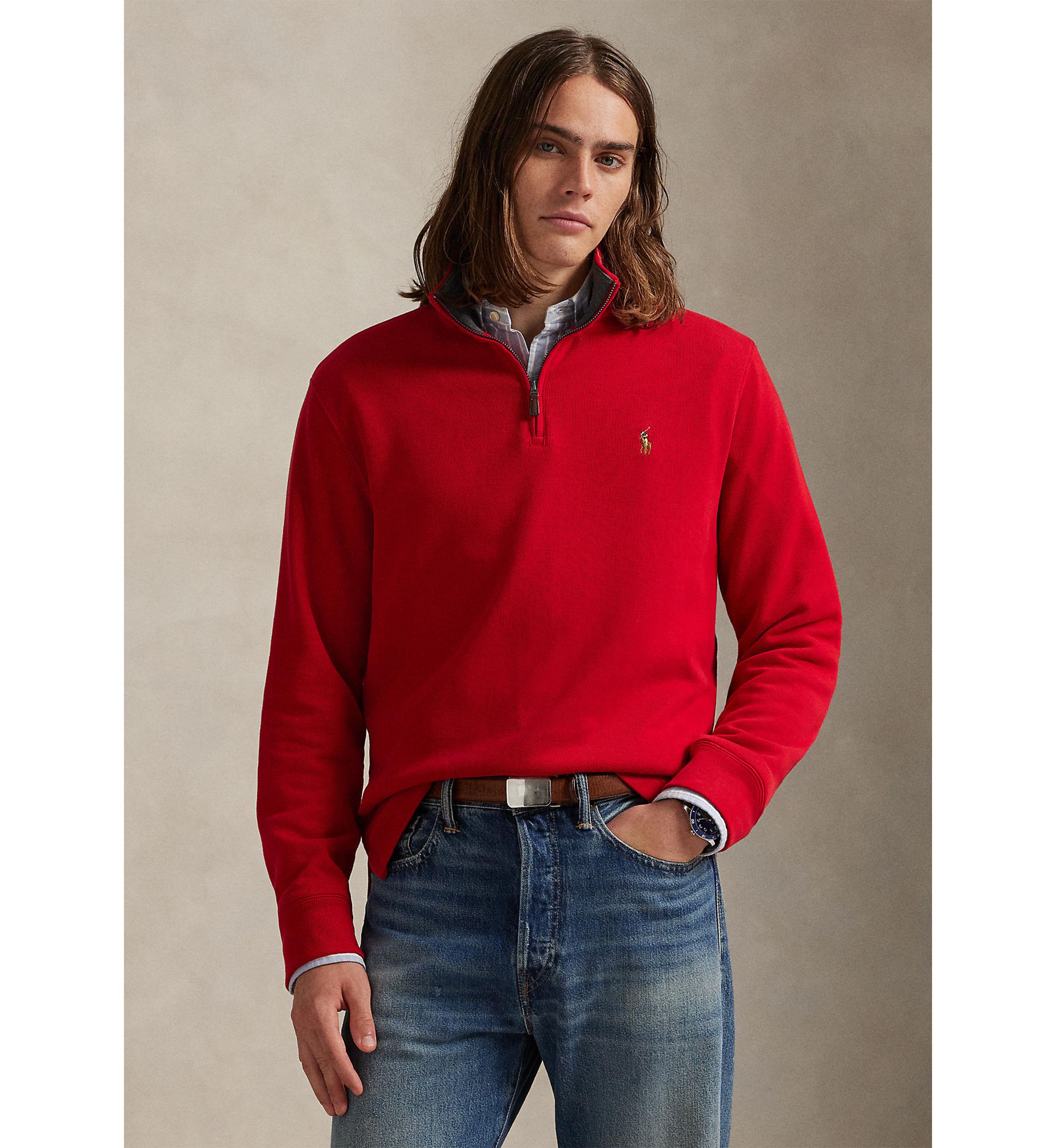 Estate-Rib Quarter-Zip Pullover