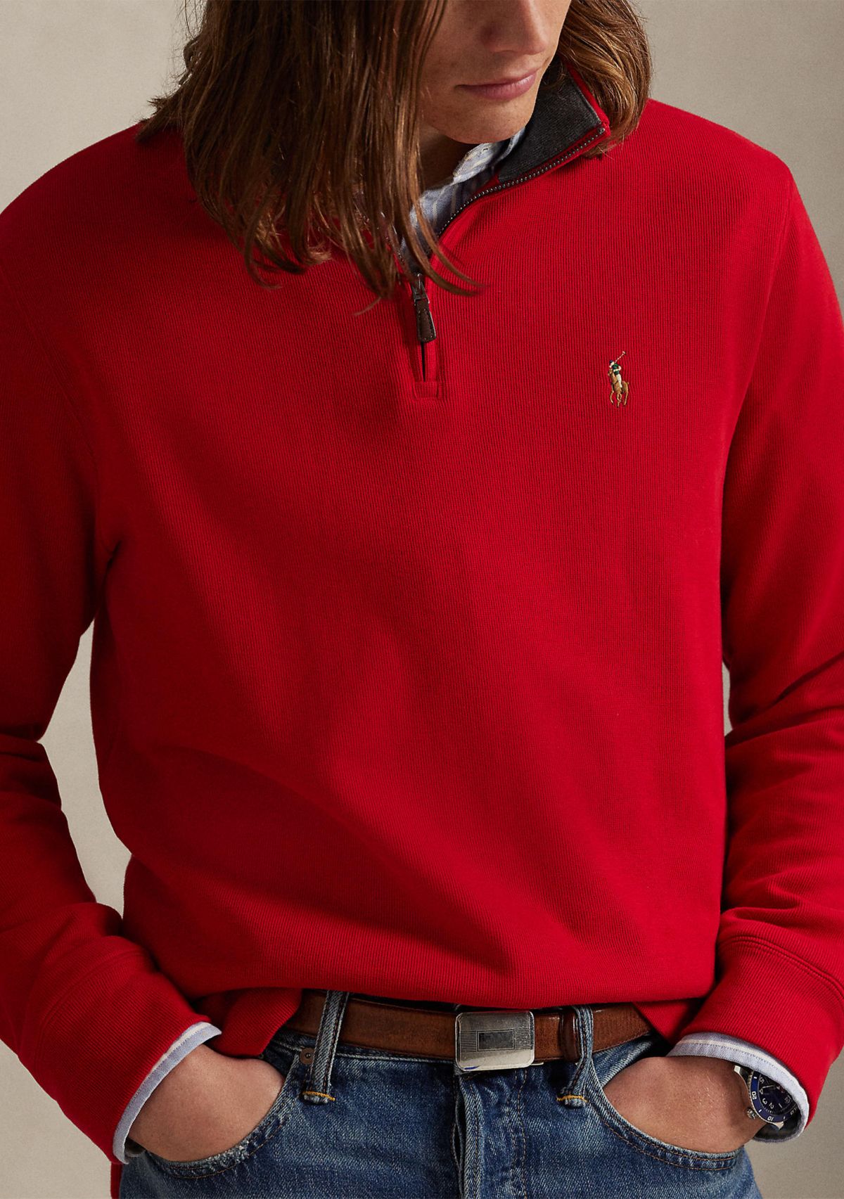 Estate-Rib Quarter-Zip Pullover