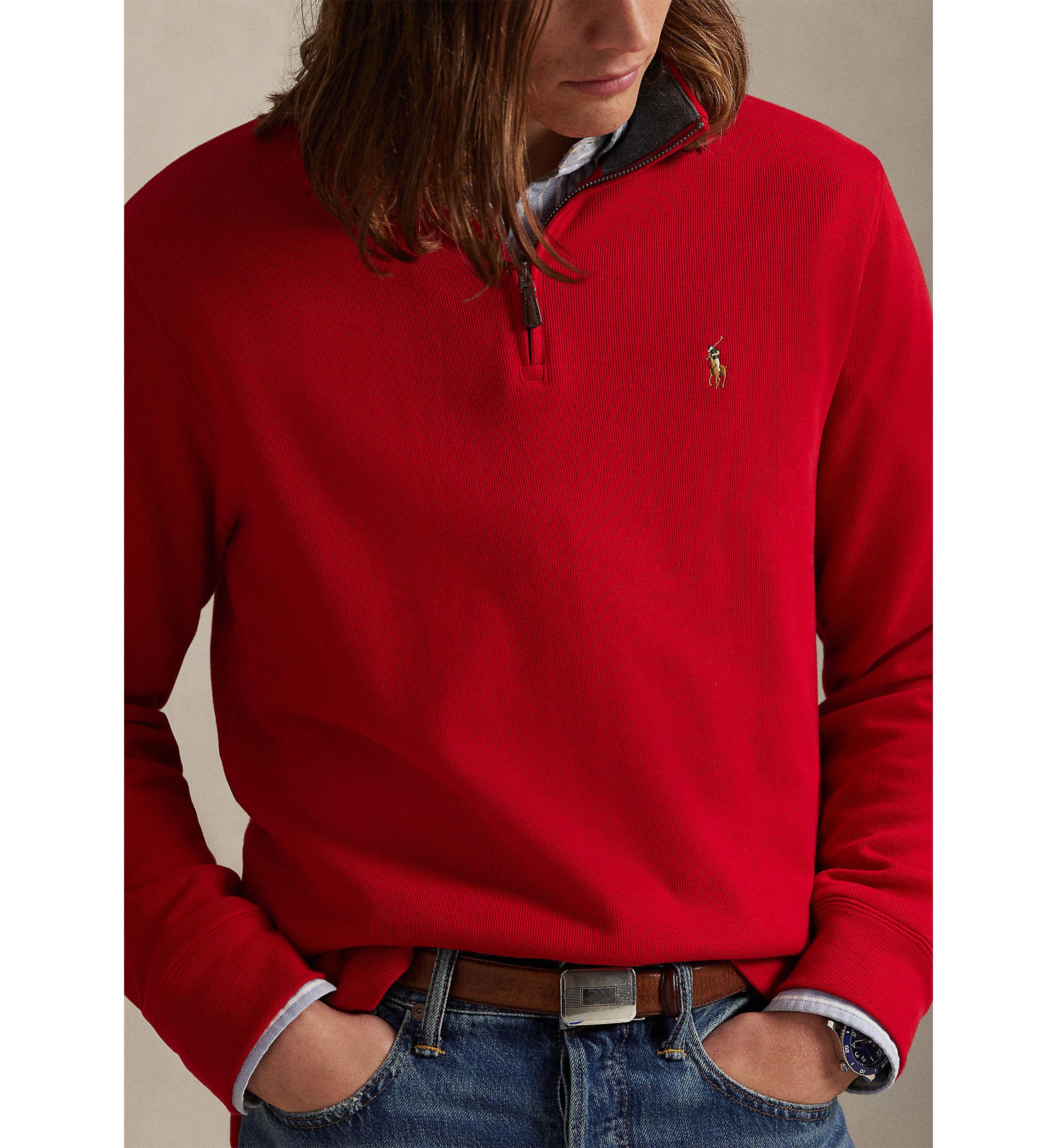 Estate-Rib Quarter-Zip Pullover