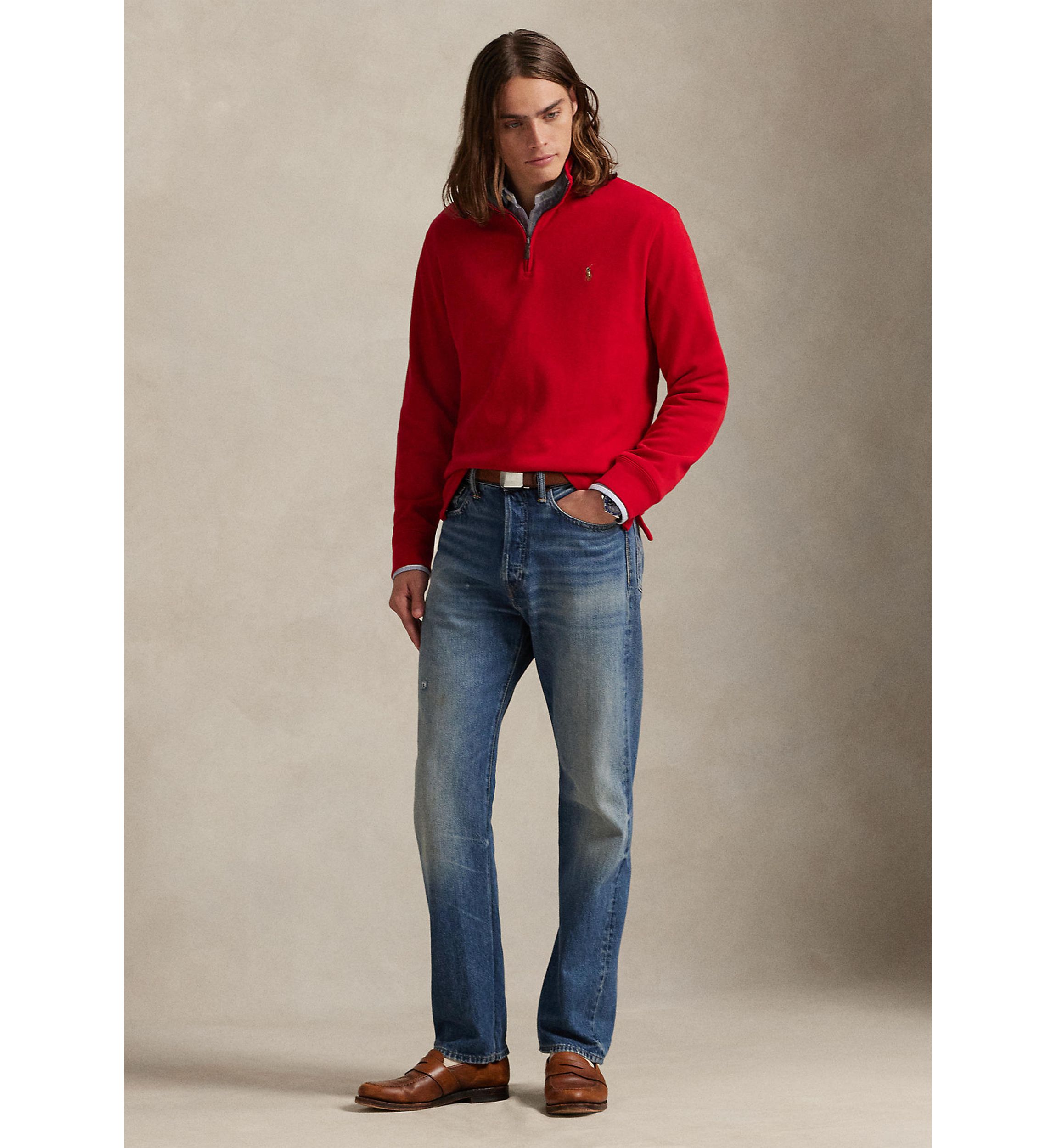 Estate-Rib Quarter-Zip Pullover