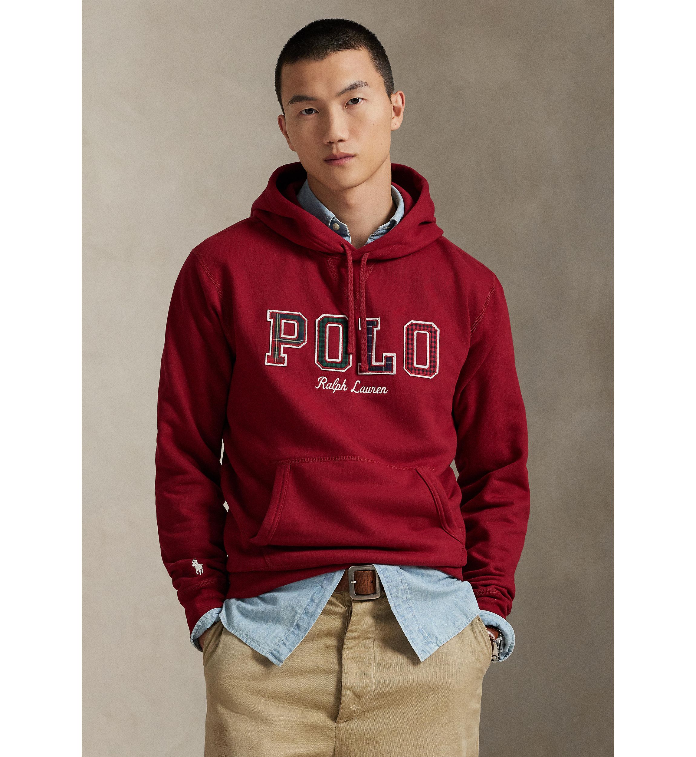 Polo Ralph Lauren The RL Fleece Plaid-Logo Hoodie | Belk