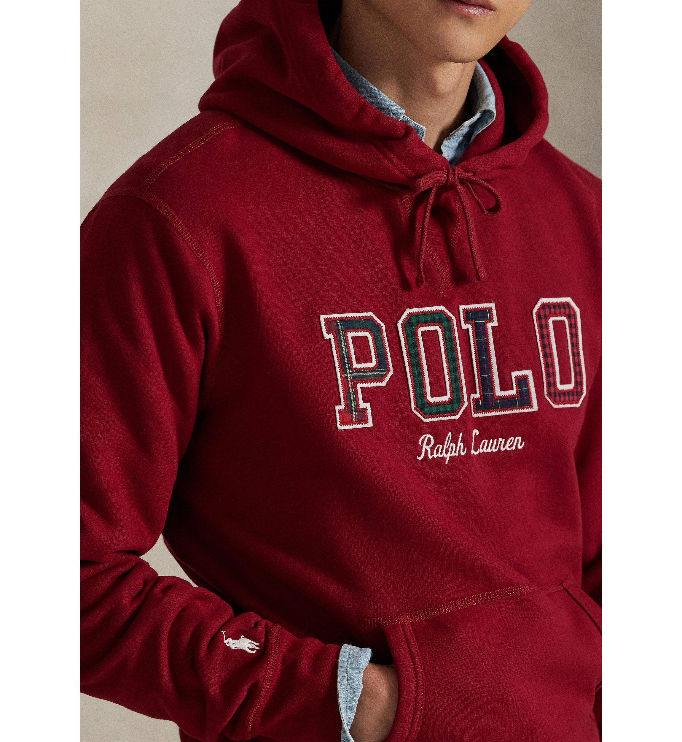 POLO RALPH LAUREN パーカー ボルドー XL Polo Ralph Lauren The RL Fleece Plaid-Logo Hoodie | Belk