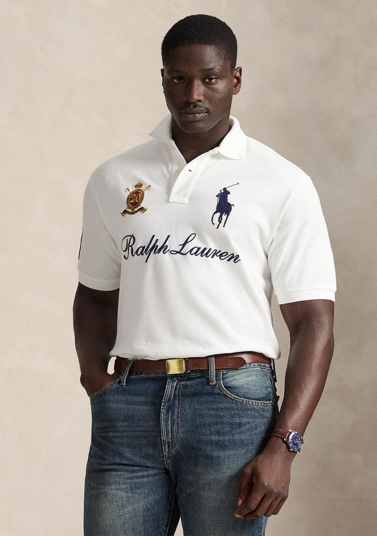 Big & Tall Big Pony 20th Anniversary Crest Polo Shirt