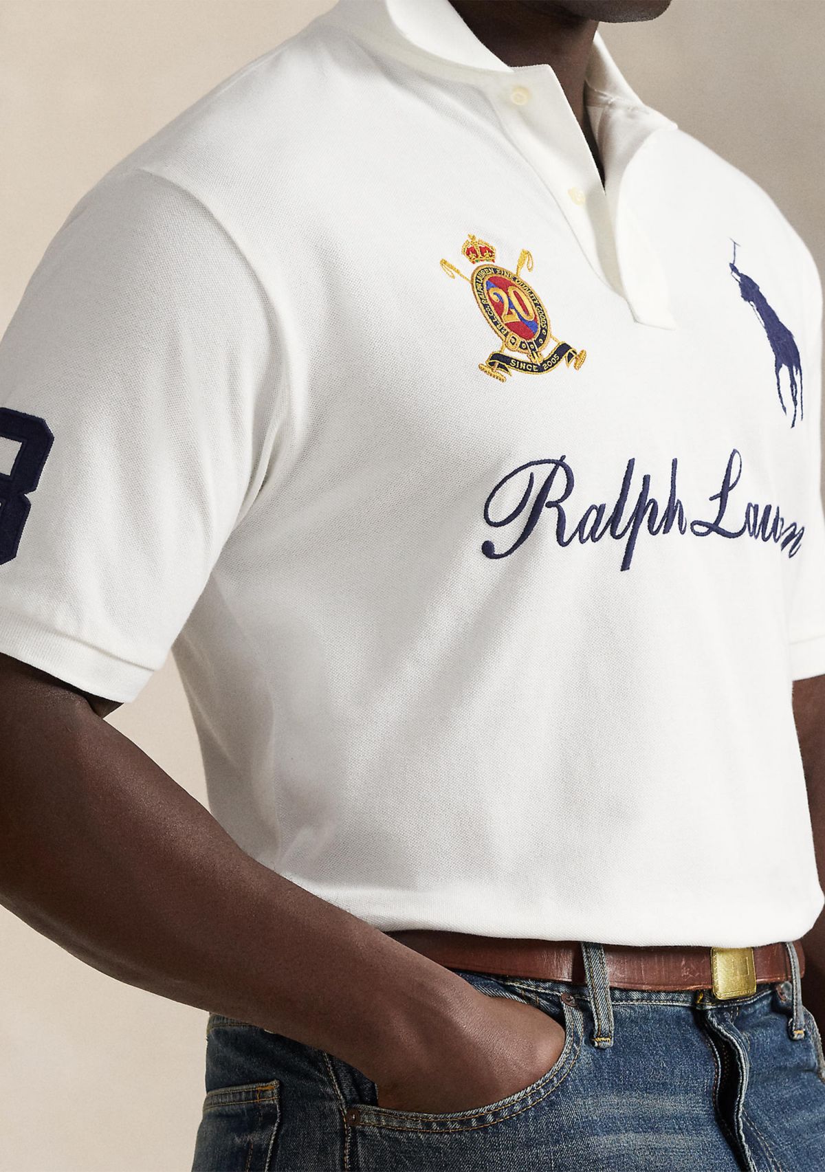 Big & Tall Big Pony 20th Anniversary Crest Polo Shirt