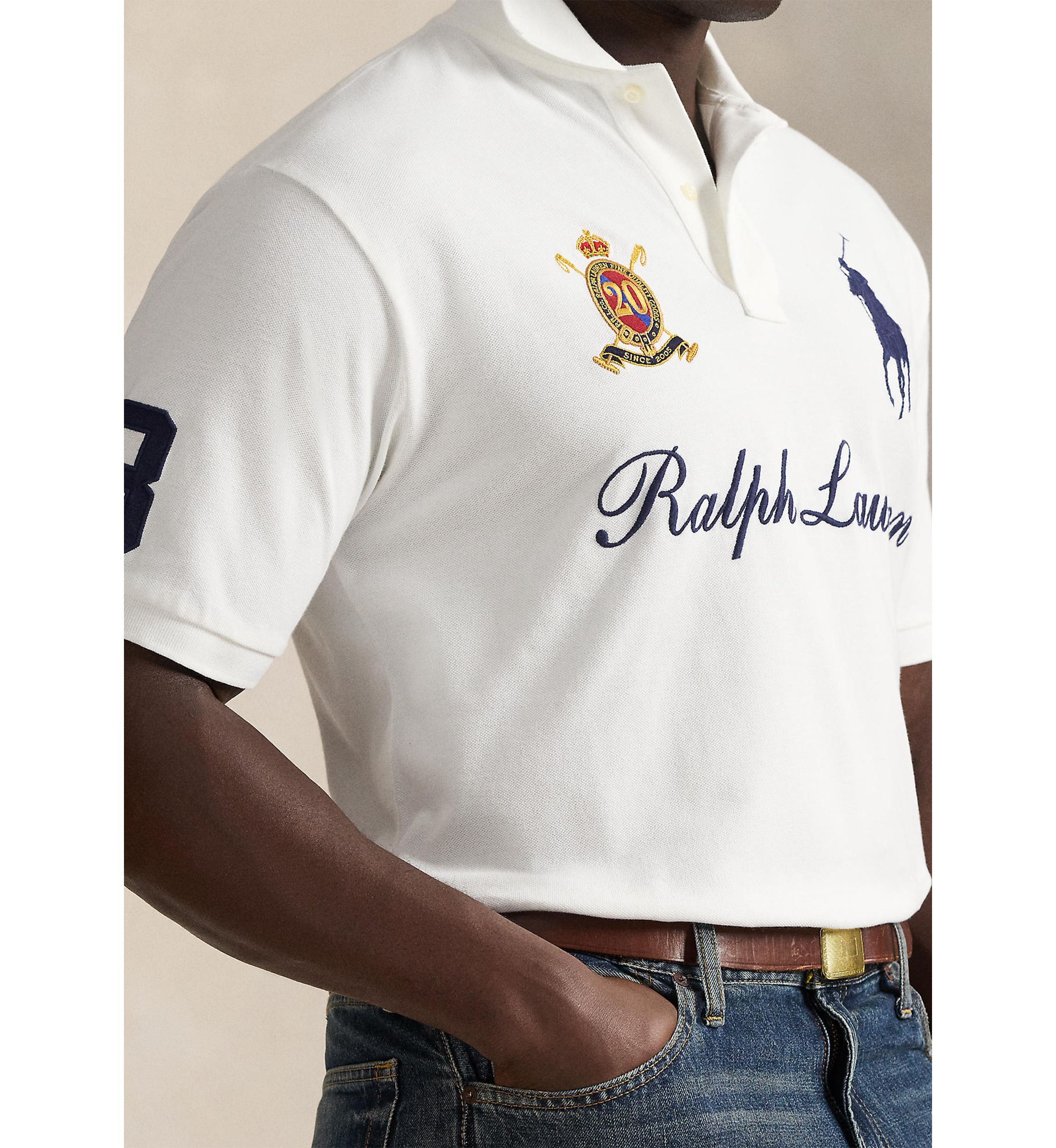 Polo Ralph Lauren Big & Tall Big Pony 20th Anniversary Crest Polo