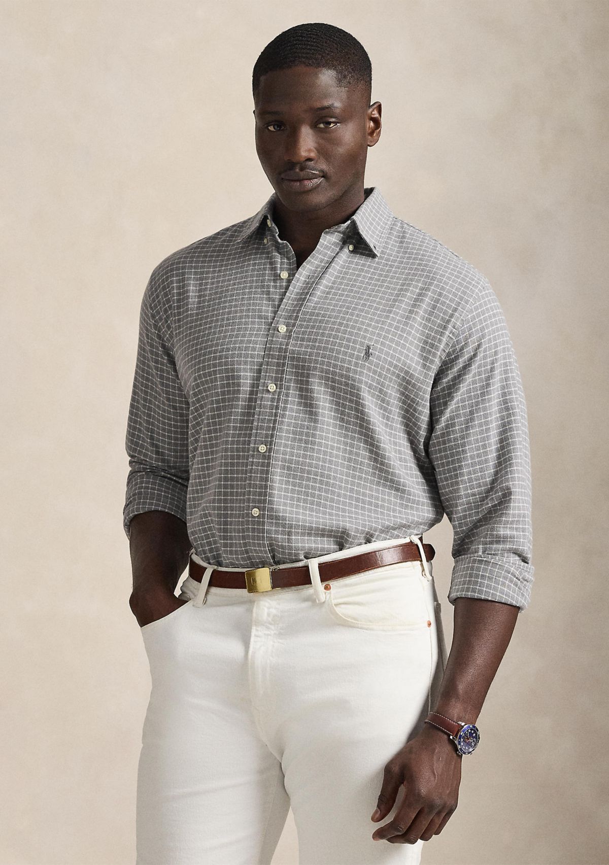 Big & Tall Performance Twill Shirt