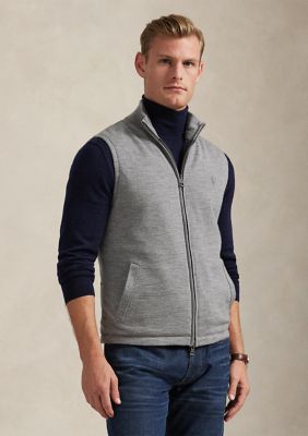 Polo Ralph Lauren Men's Reversible Sweater Vest, Grey, Medium