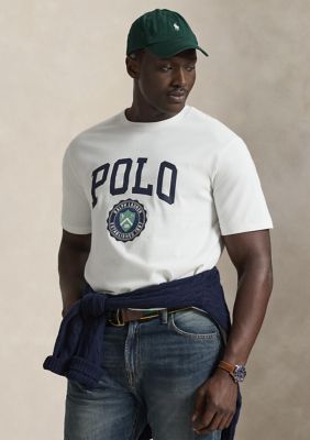 Polo Ralph Lauren Men's Big & Tall Logo Jersey T-Shirt, White, 3XLB